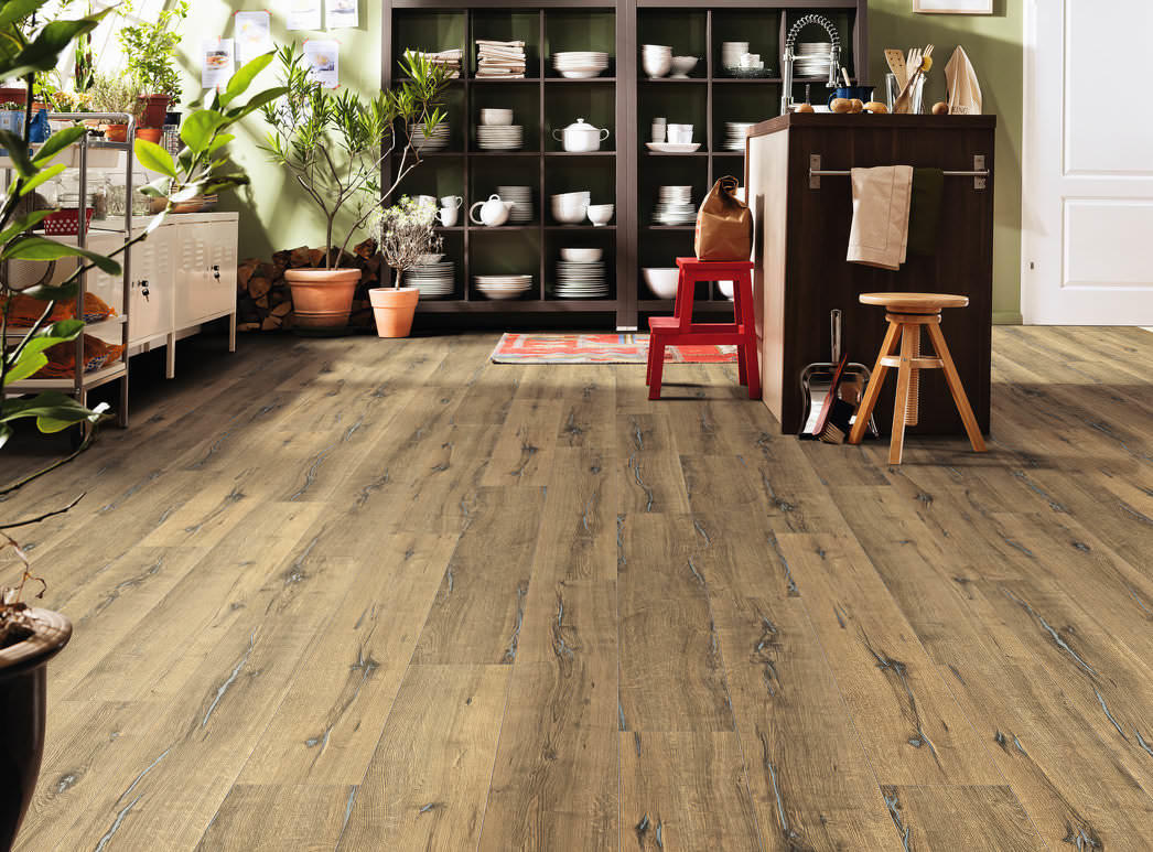 HARO Laminate Floor TRITTY 200 Aqua Plank 1-Strip 4V Oak Metallic Nature* authentic Silent Pro Top Connect