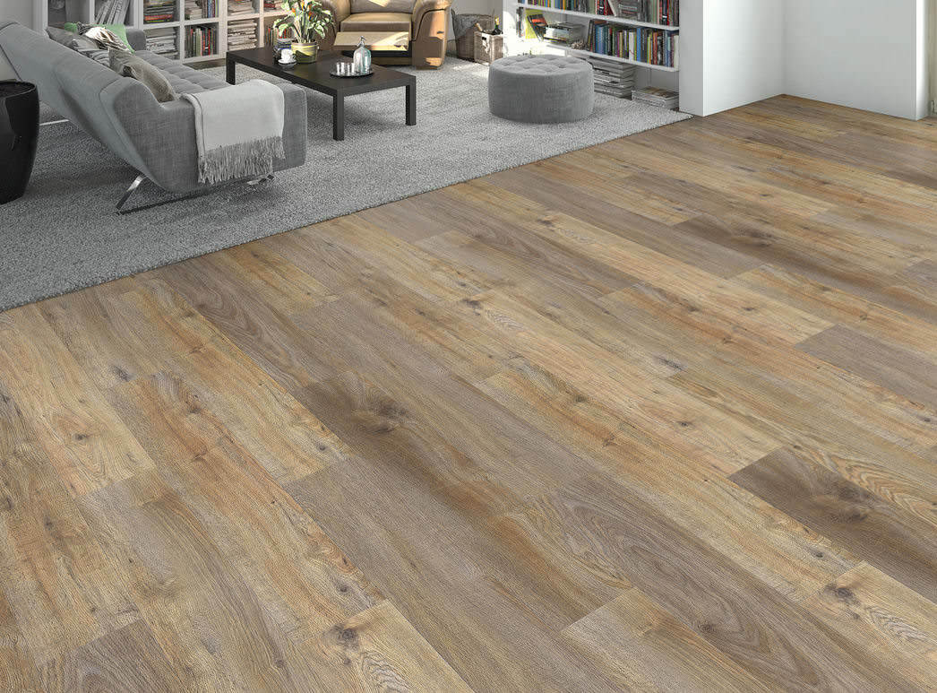 Product image 2 Plank 1-Strip 4V Oak Quebec Vintage Brown* authentic