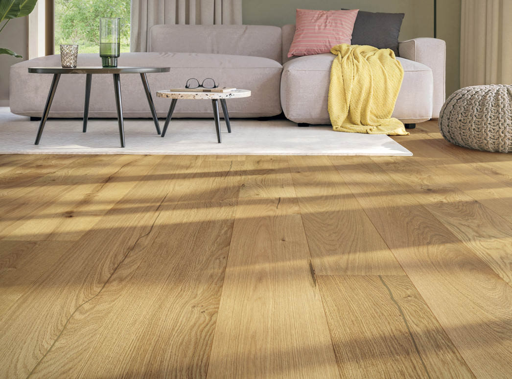 HARO PARQUET 4000 Plank 1-Strip 180 4V Oak Rustikal brushed matt prefinished Top Connect