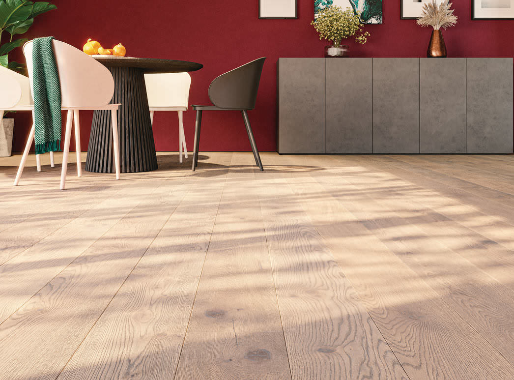 Product image 2 Plank 1-Strip 180 4V Oak Tobacco Grey natural retro brushed
