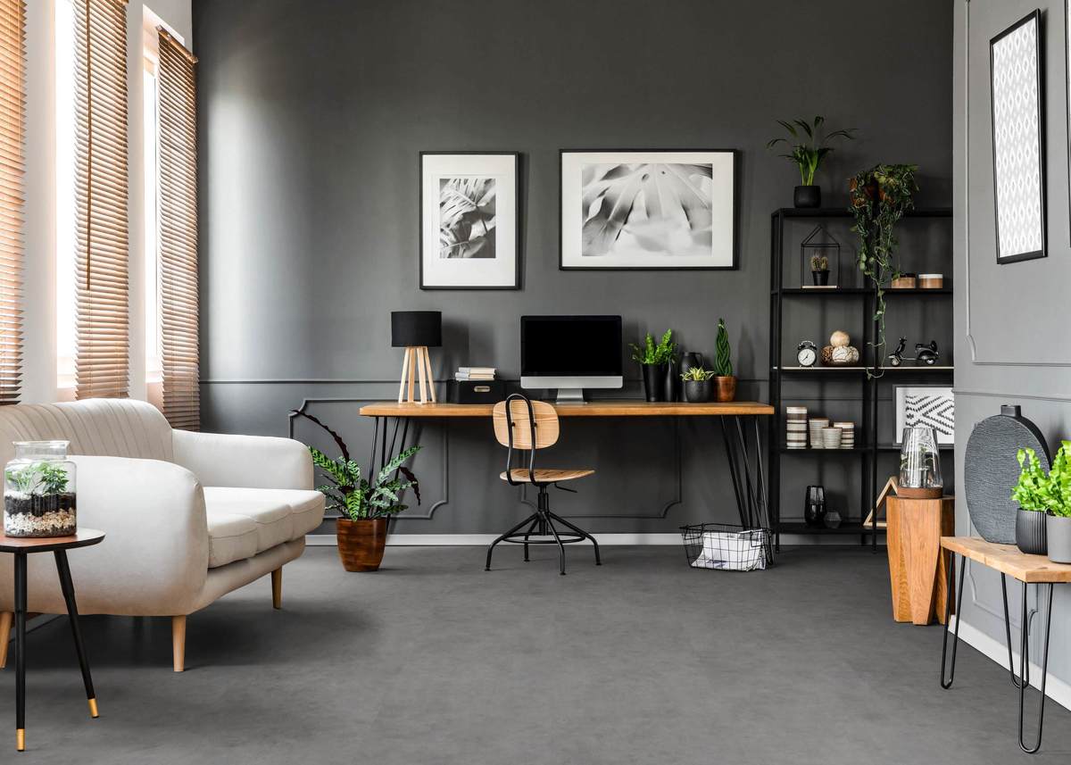 Product image 1 tile Concrete Dark* stone texture pores