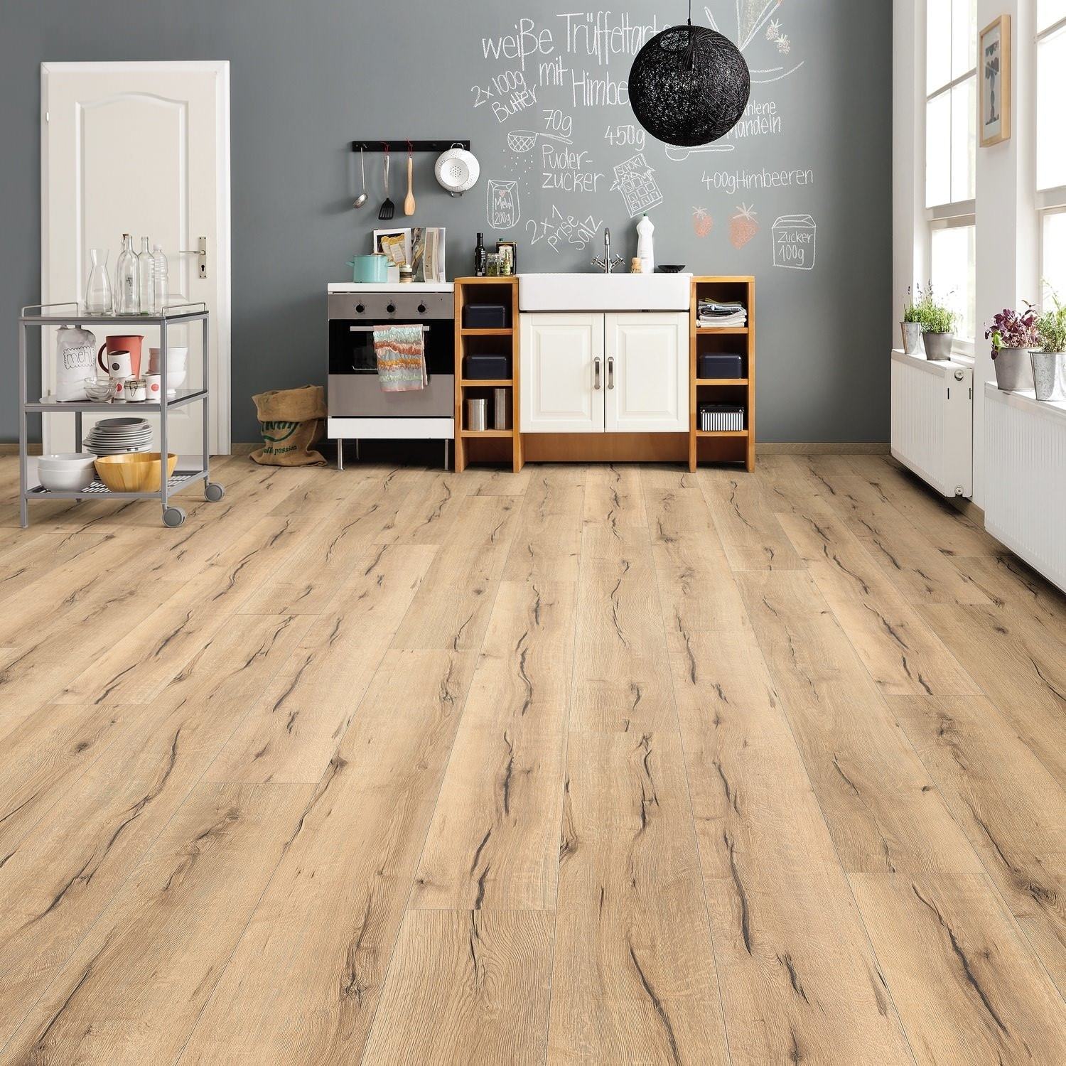 HARO Laminate Floor TRITTY 100 Gran Via 4V Oak Italica Creme* authentic Top Connect