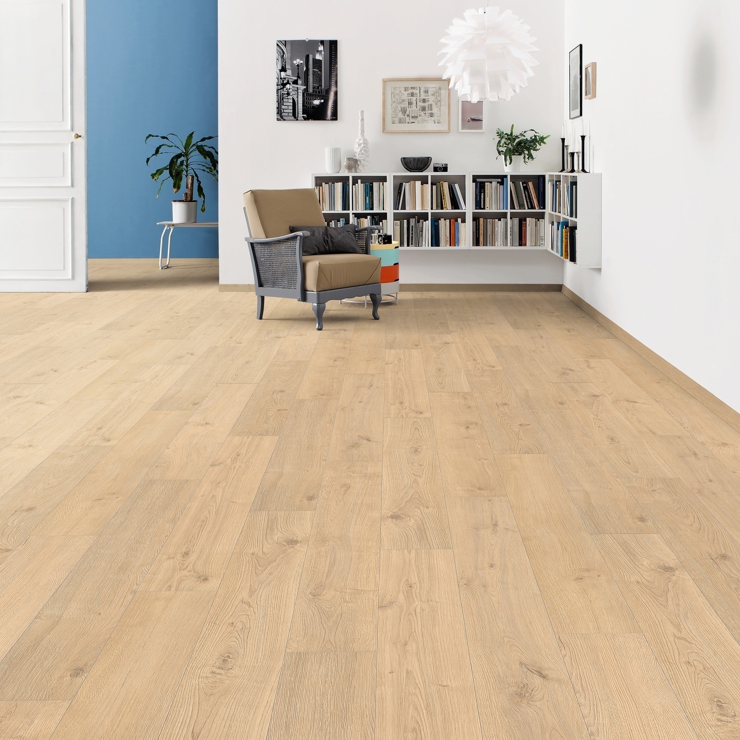 HARO Laminate Floor TRITTY 100 Plank 1-Strip 4V Oak Portland Puro* authentic Silent CT Top Connect