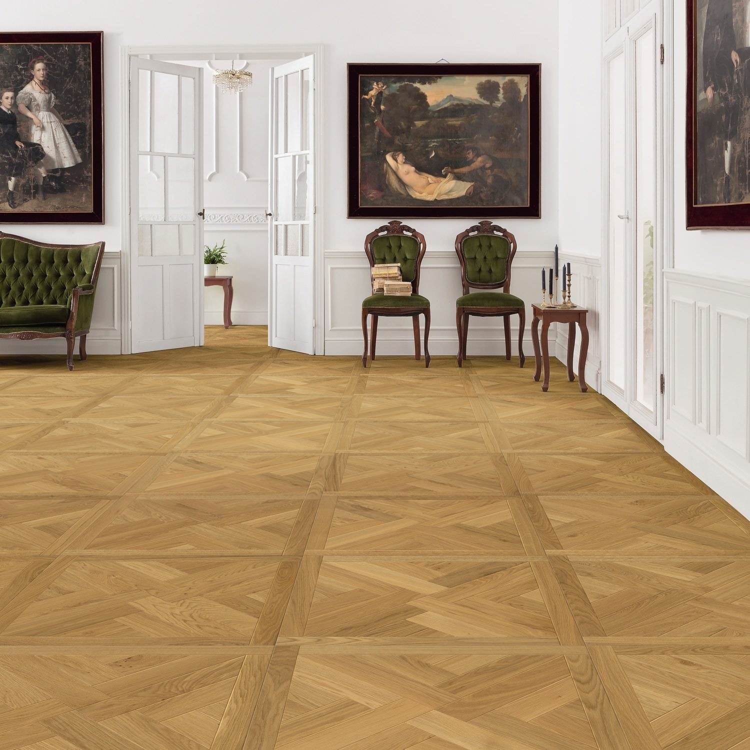 parkettmanufaktur by HARO 18 mm Tiles St. Andrew 4V Oak oleovera Tongue and Groove