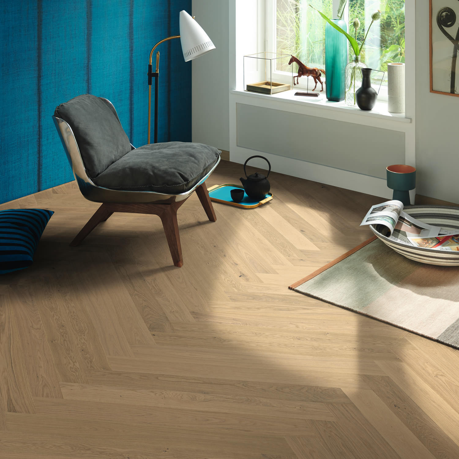 536374 - HARO PARQUET 4000 Plank 1-Strip Prestige Oak Invisible Markant brushed 