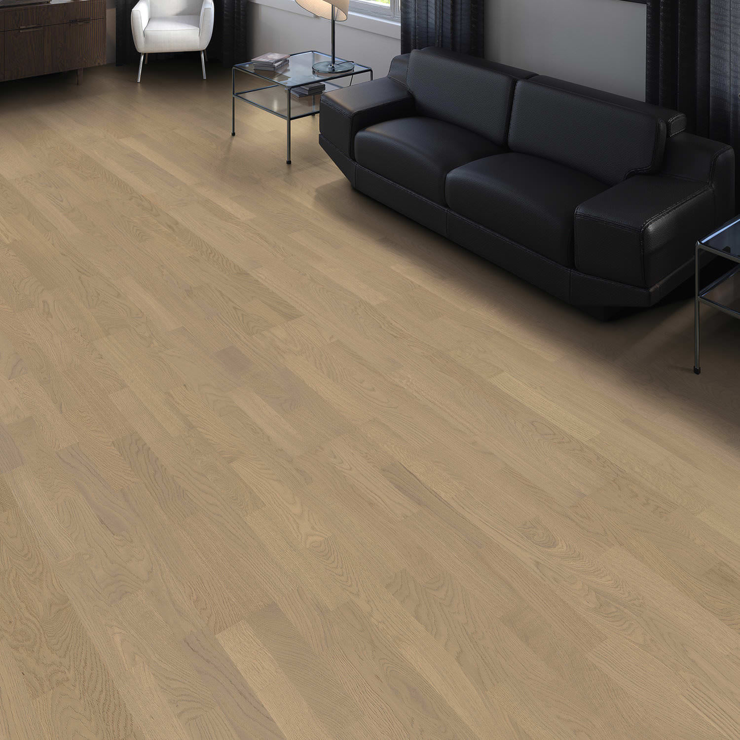 HARO PARQUET 4000 Longstrip Oak Sand Grey Naturale brushed naturaLin plus Top Connect
