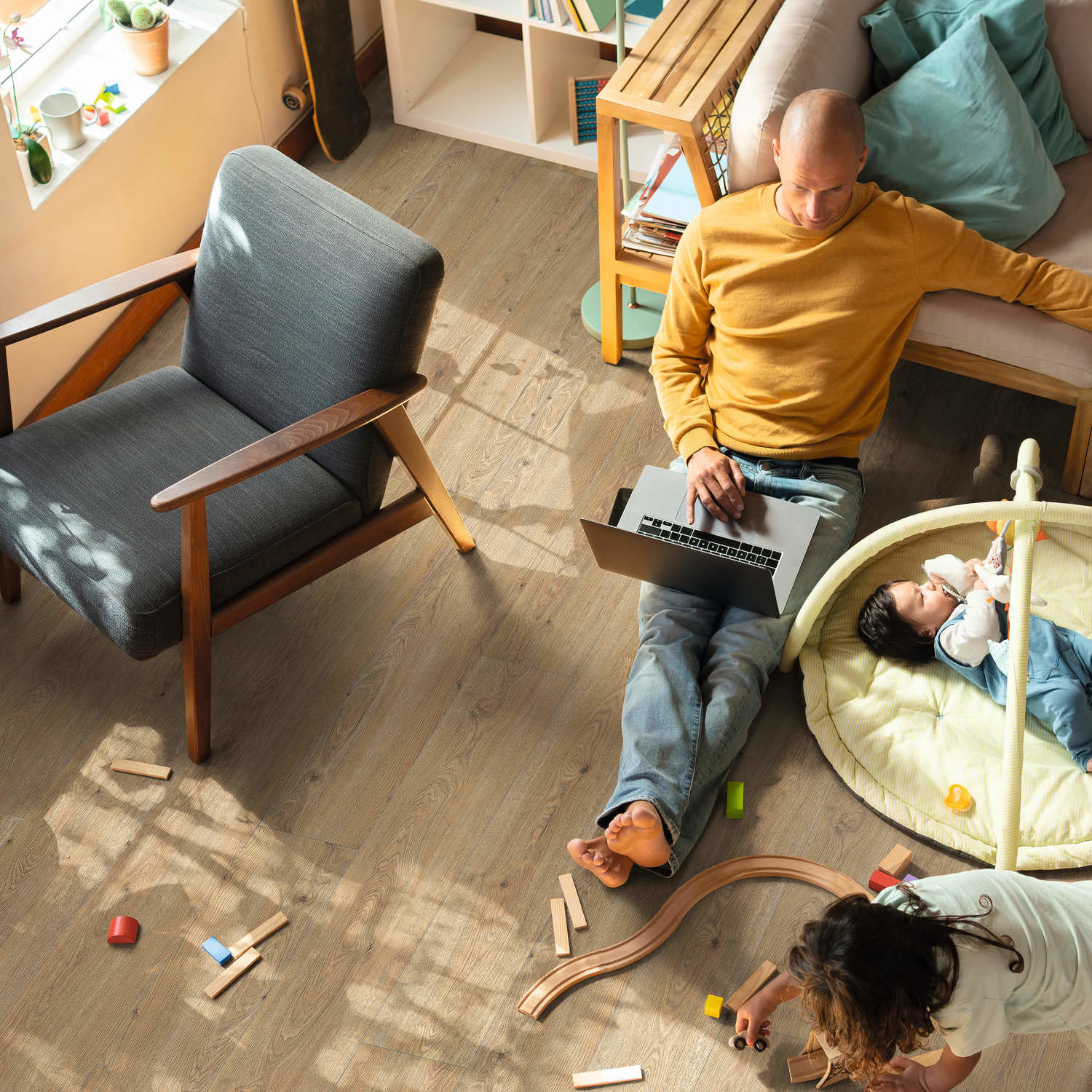 HARO Laminate Floor TRITTY 100 Gran Via 4V Oak Flavia Puro* authentic Top Connect