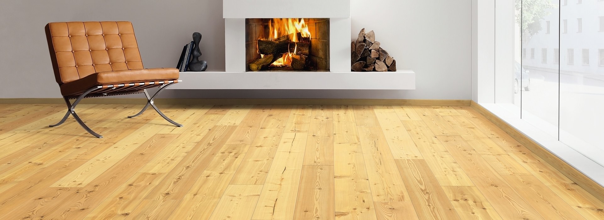 HARO PARQUET 4000 Plank 1-Strip 180 4V Larch Universal brushed naturaLin plus Top Connect