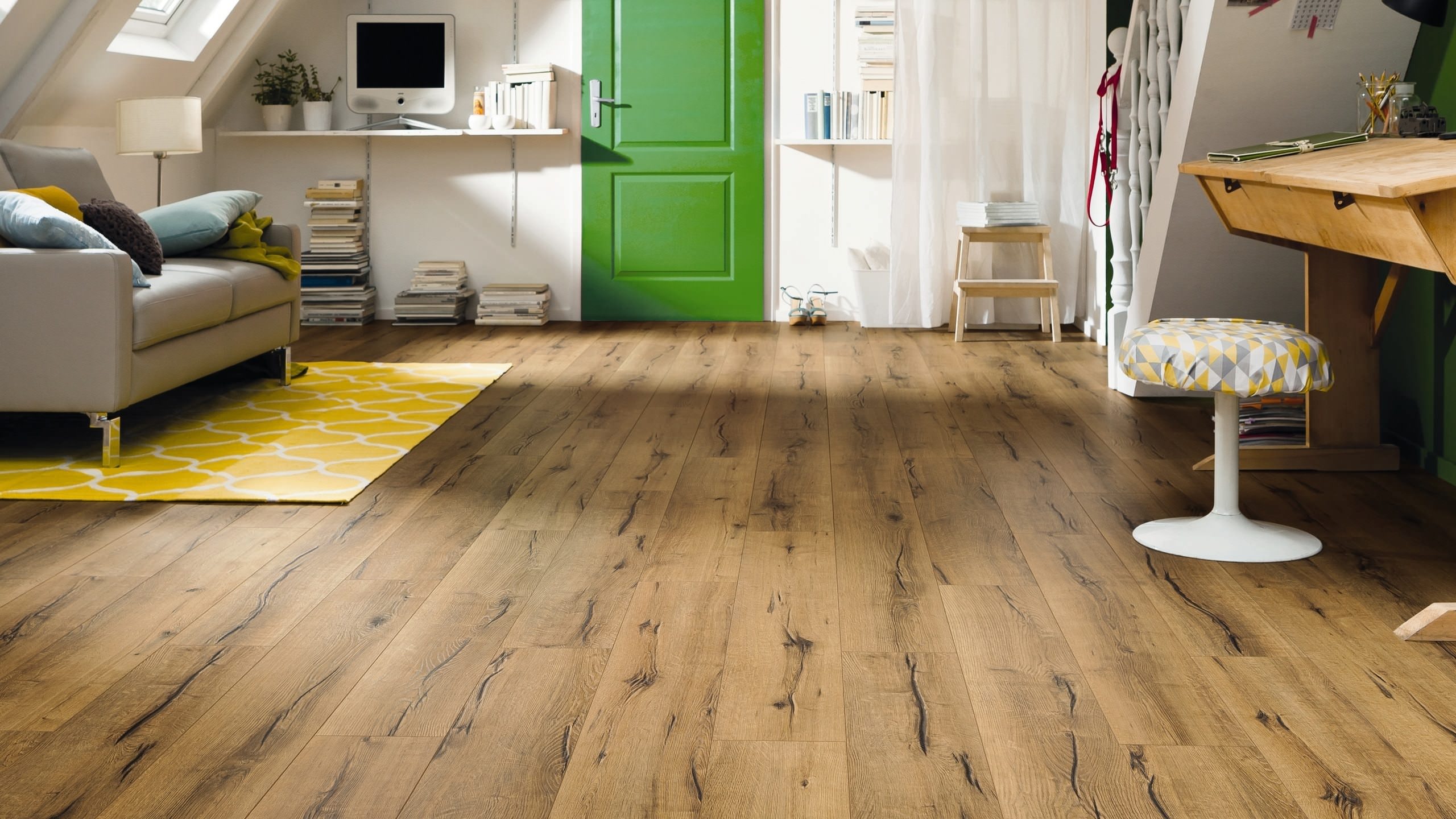 HARO Laminate Floor TRITTY 100 Plank 1-Strip 4V Oak Italica Nature* authentic Top Connect