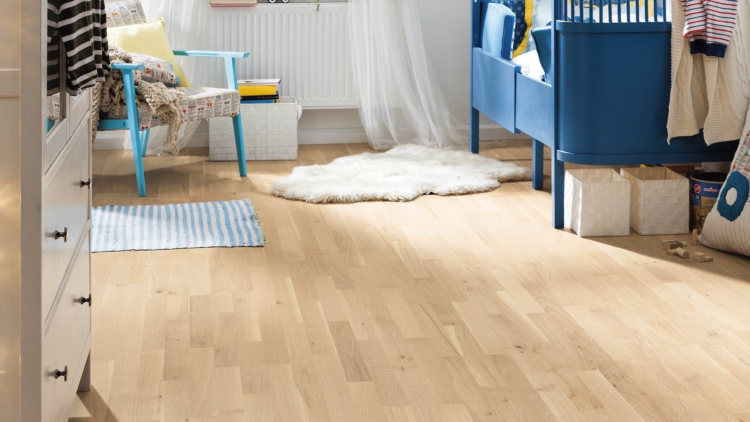 HARO Professional PARKETT 4000 Schiffsboden Eiche lichtweiß Vario strukturiert permaDur Top Connect