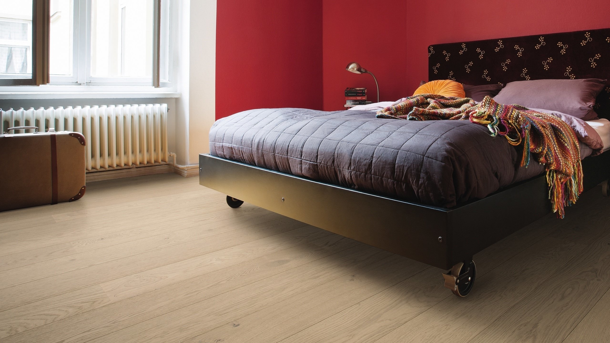 HARO PARKETT 4000 Landhausdiele 180 2V Eiche sandgrau Markant strukturiert naturaDur Top Connect