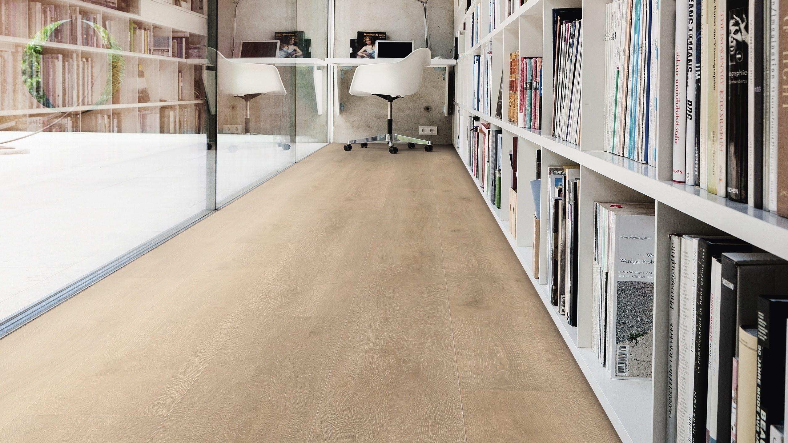 HARO Laminate Floor TRITTY 100 Gran Via 4V Oak Veneto Crema* authentic matt Silent Pro Top Connect