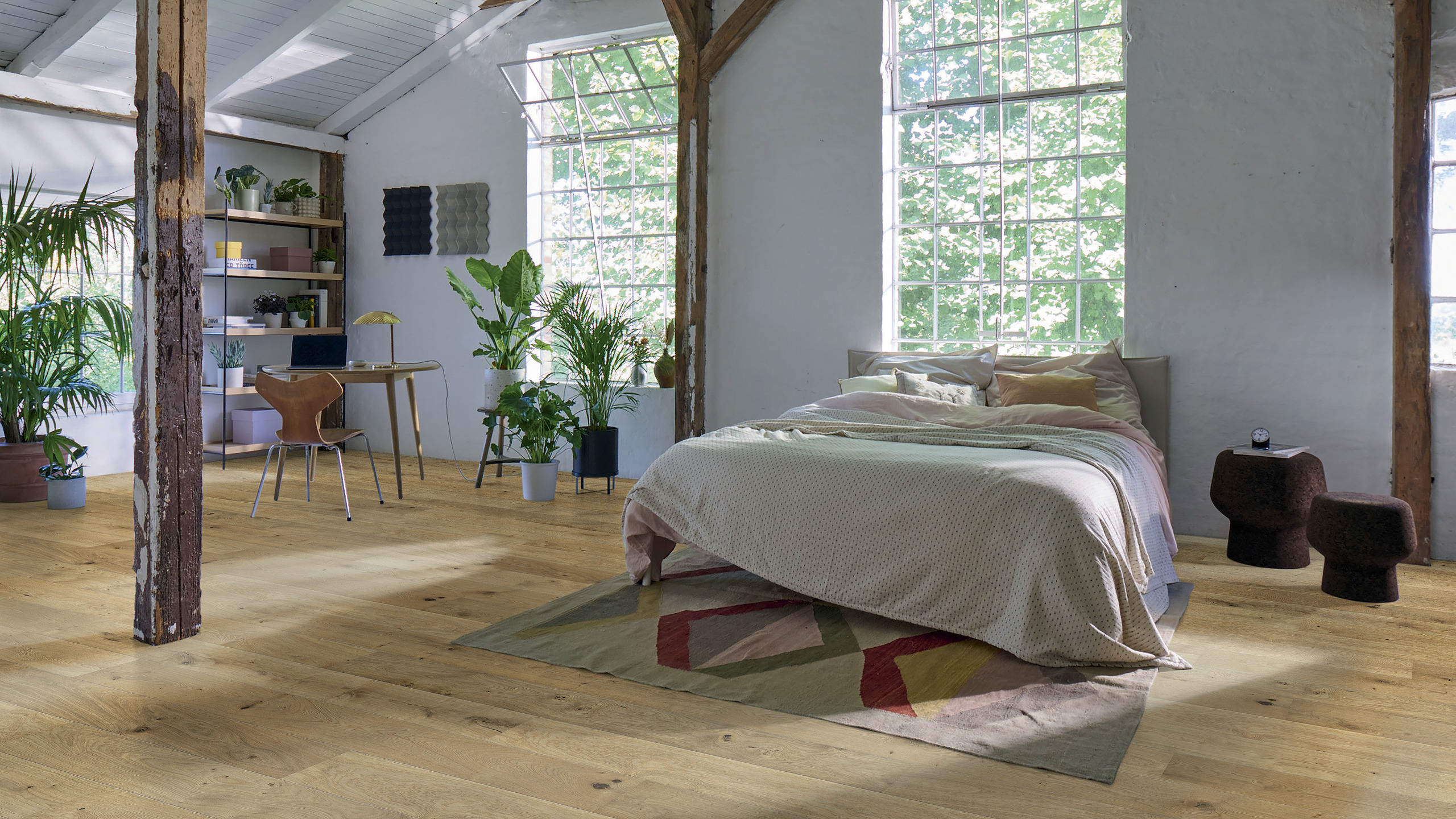 537551 Landhausdiele 180 2V Eiche Universal strukturiert