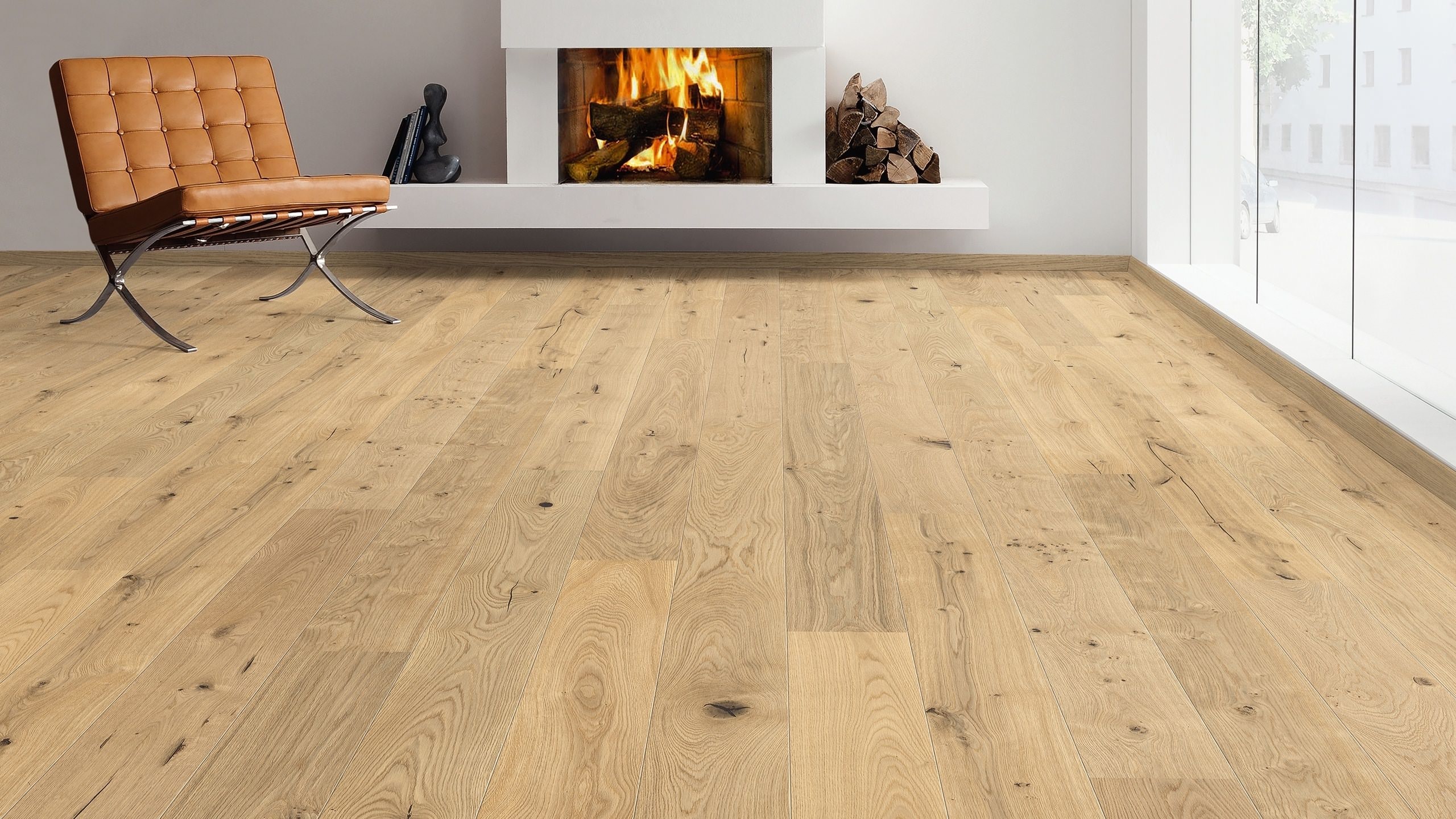 HARO PARQUET 4000 Plank 1-Strip 180 2V Oak Invisible Sauvage brushed permaDur Top Connect