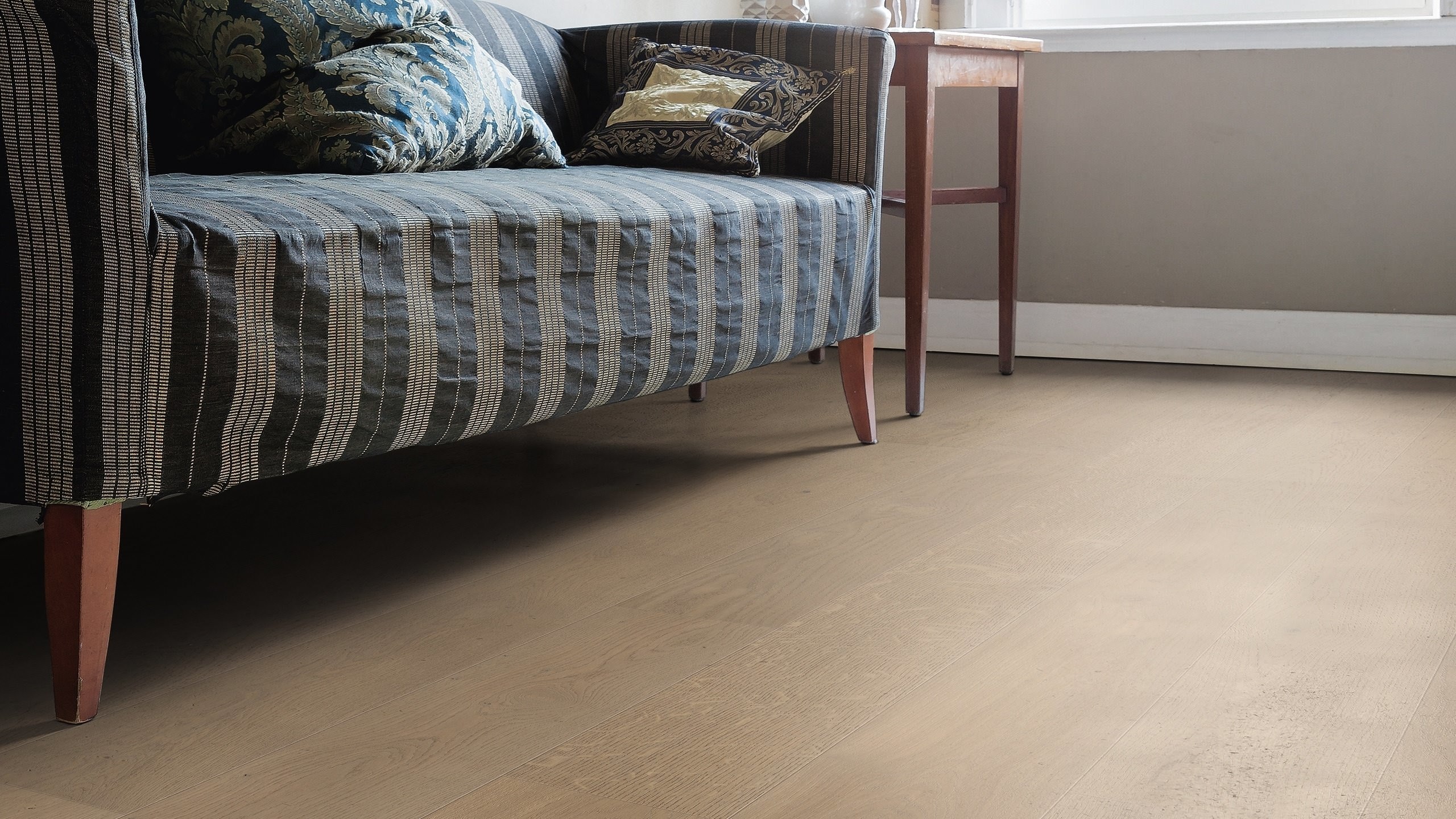 HARO PARQUET 4000 Plank 1-Strip 180 4V Oak Sand Grey Markant brushed naturaLin plus Top Connect