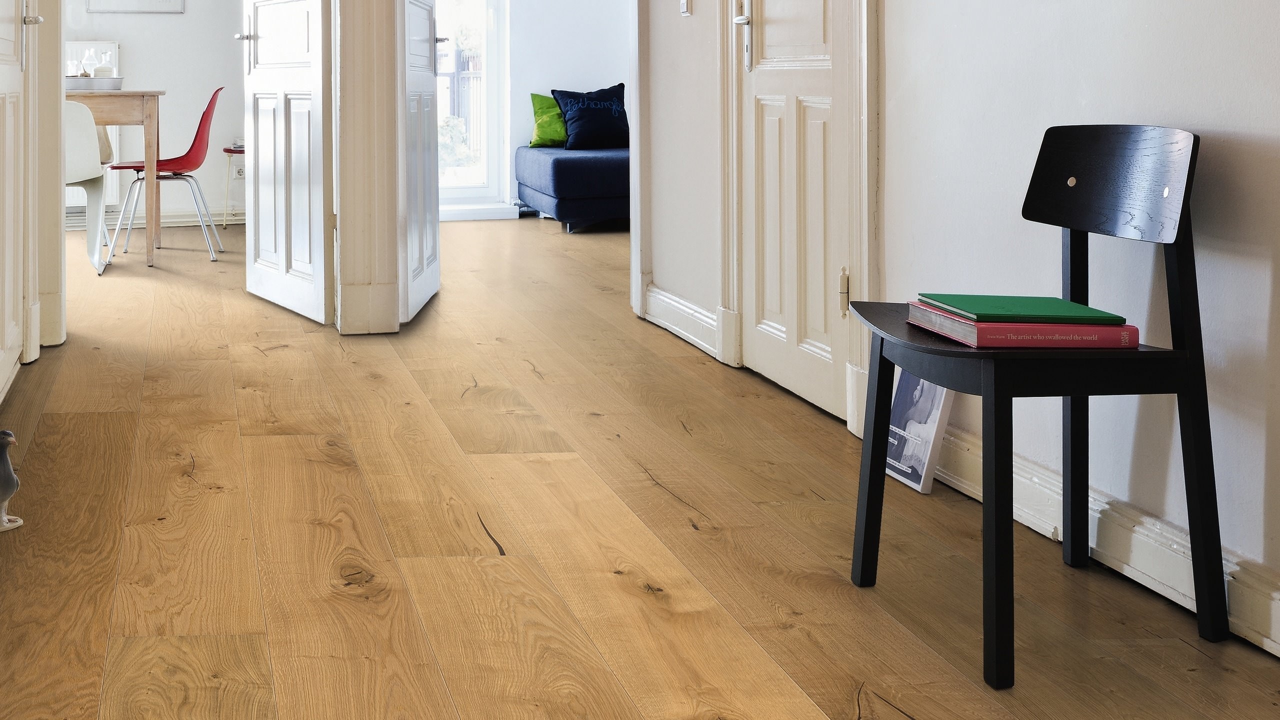 HARO PARQUET 4000 Plank 1-Strip Plaza 240 4V Oak Invisible Sauvage brushed naturaLin plus Top Connect