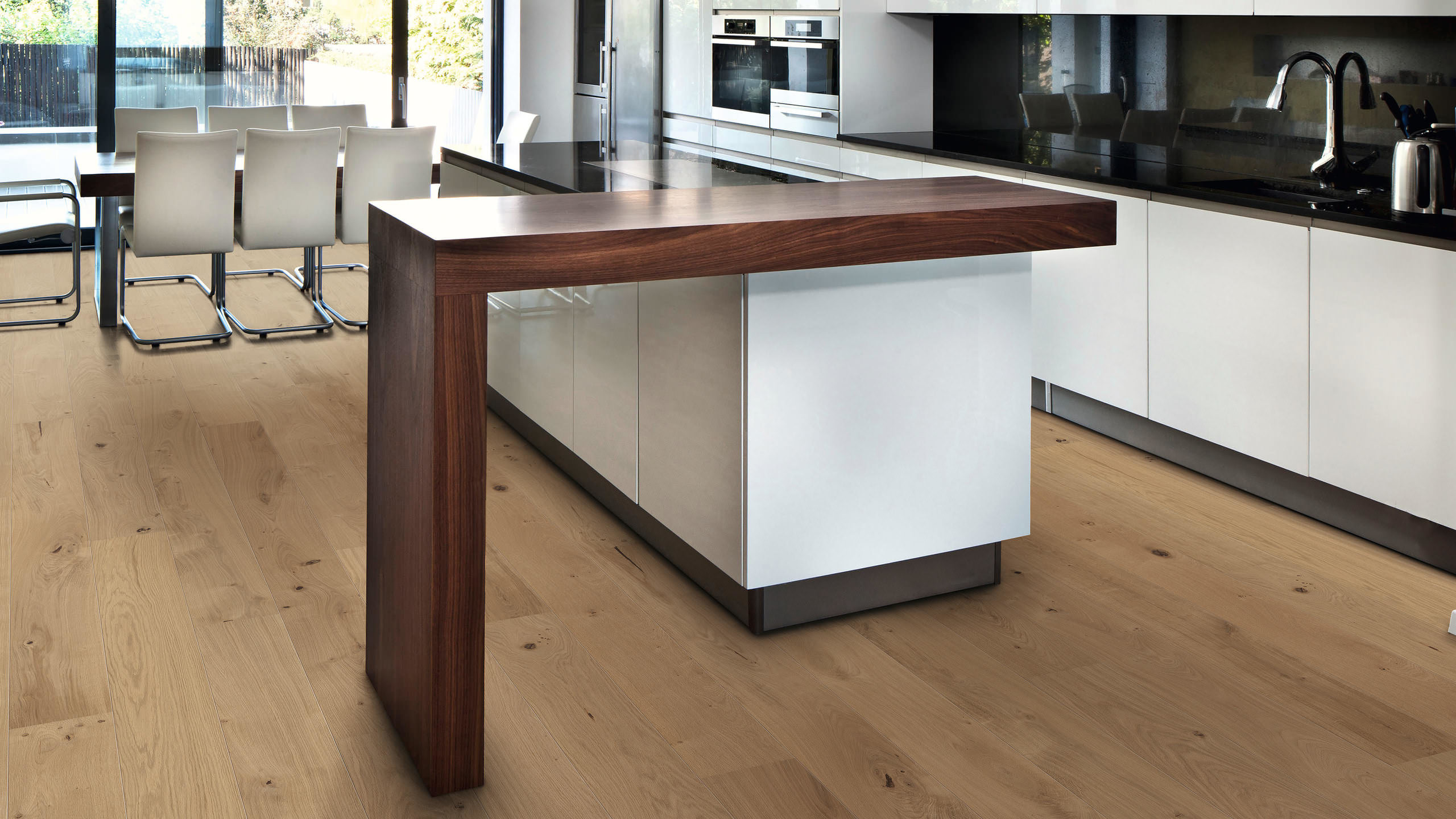 HARO PARKETT 2500 Landhausdiele 180 2V Eiche invisible Universal strukturiert naturaLin plus Top Connect