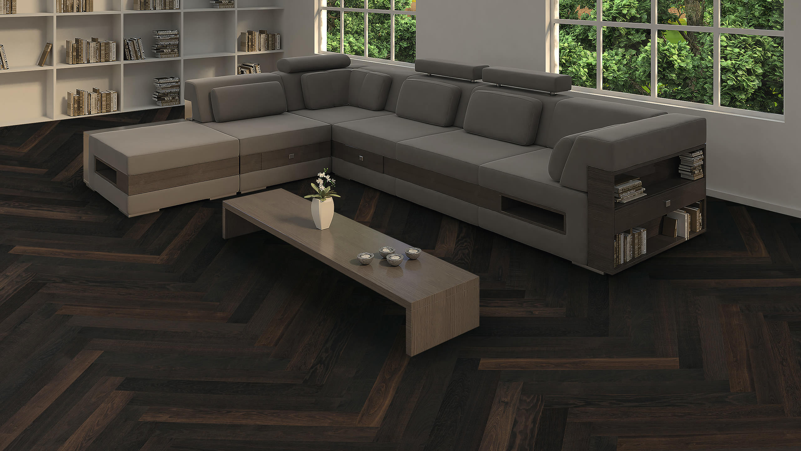 parkettmanufaktur by HARO 4000 Plank 1-Strip Prestige African Oak Selectiv brushed oleovera Tongue and Groove