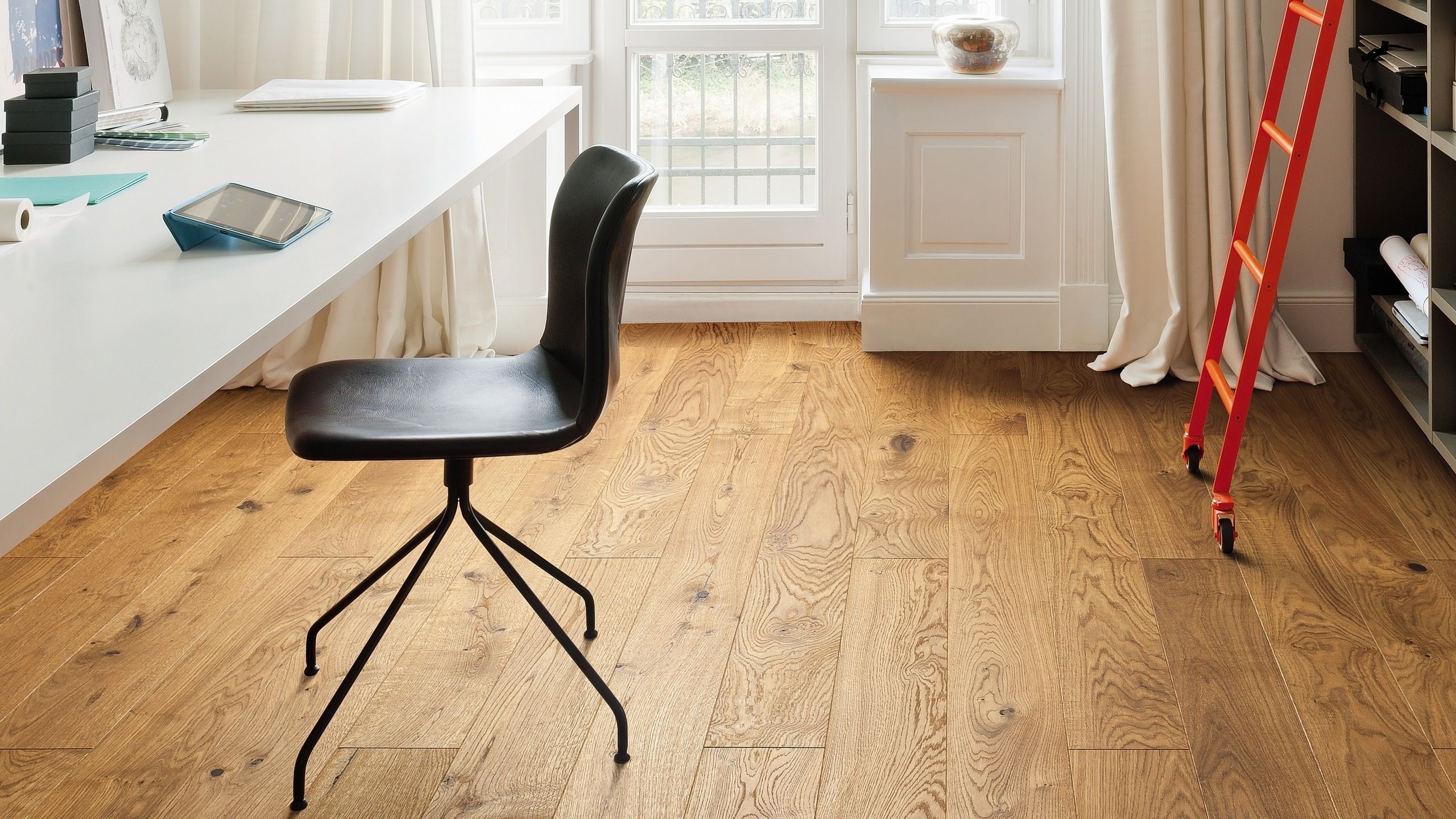 HARO PARQUET 4000 Plank 1-Strip Maxim 4V Oak Sauvage brushed naturaLin plus Tongue and Groove