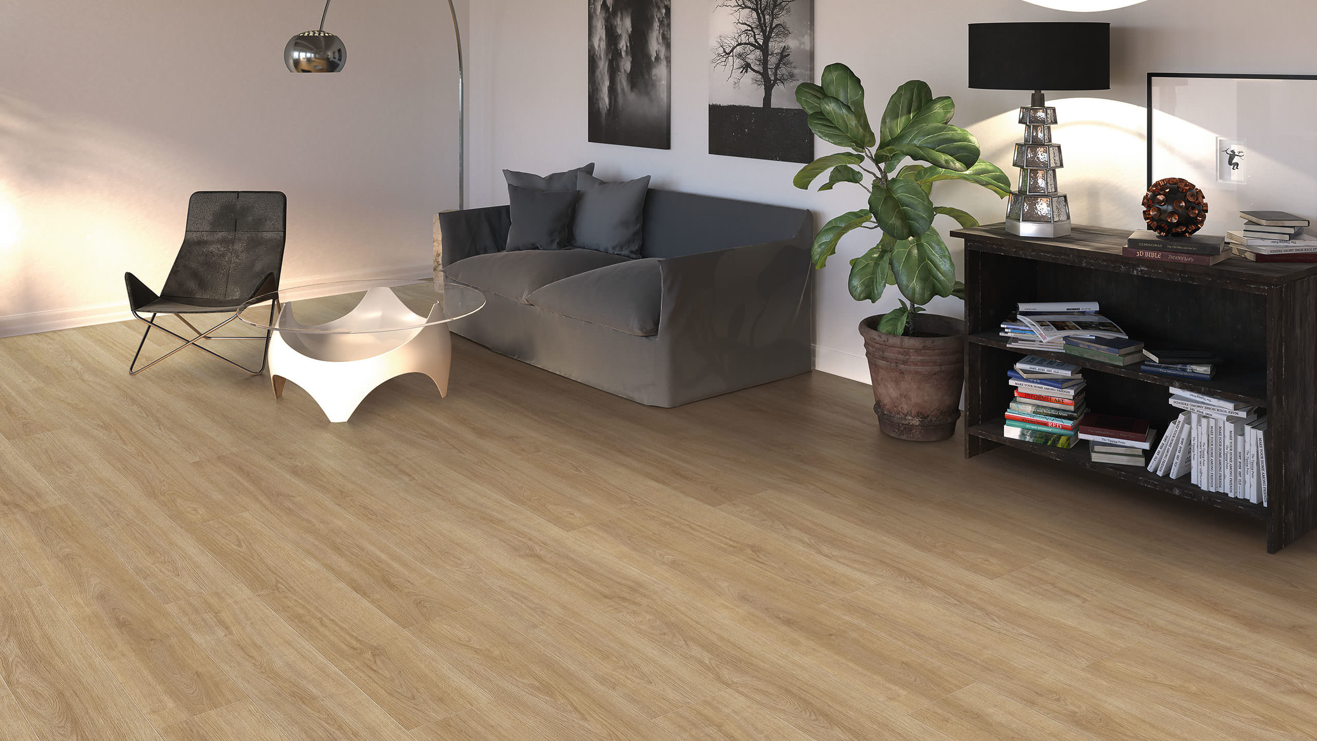 HARO Laminate Floor TRITTY 100 Plank 1-Strip 4V Oak Eleganza Puro* authentic Silent Pro Top Connect