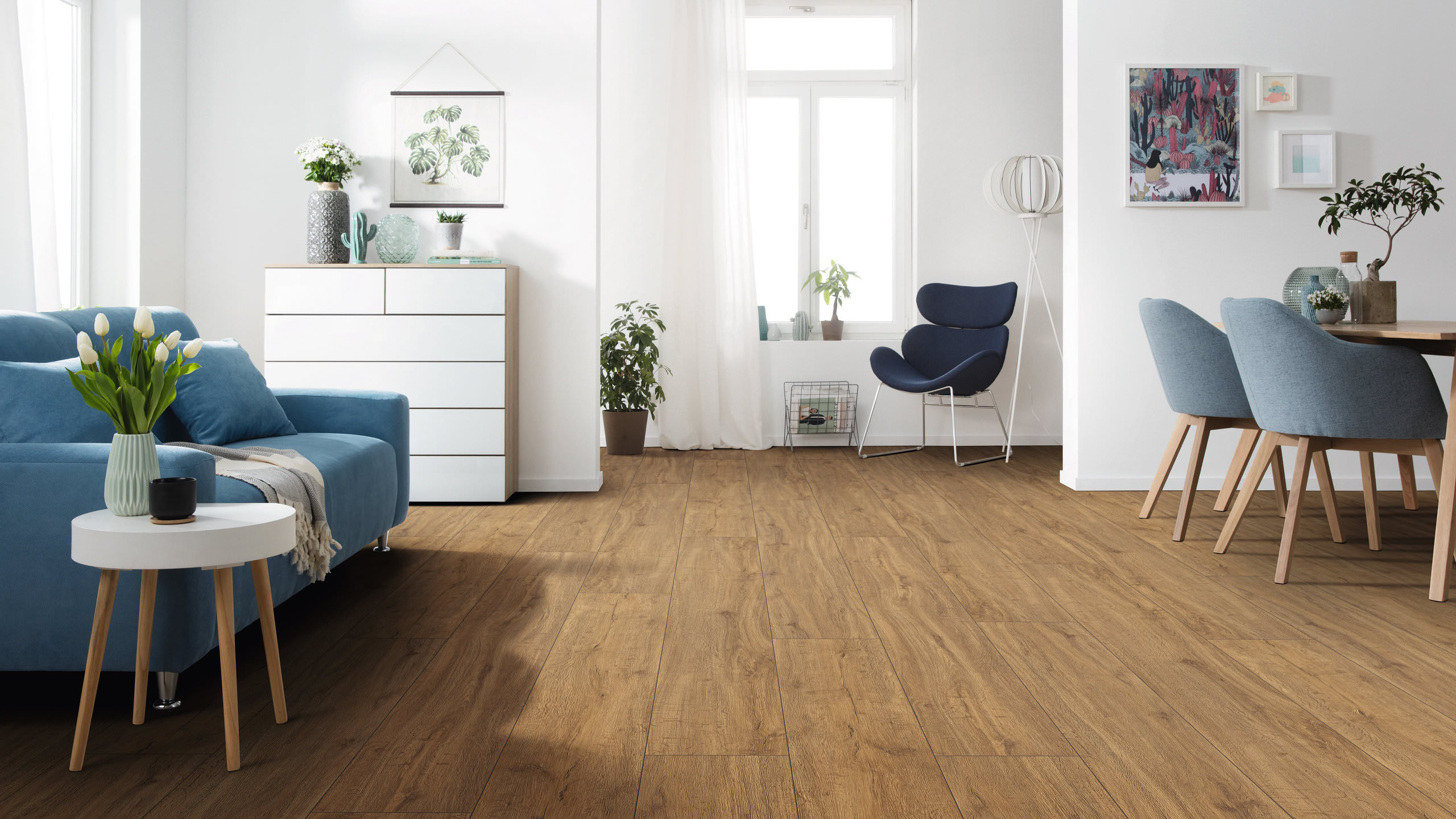 DISANO by HARO ClassicAqua Plank 1-Strip XL 4V Mountain Oak* textured Top Connect