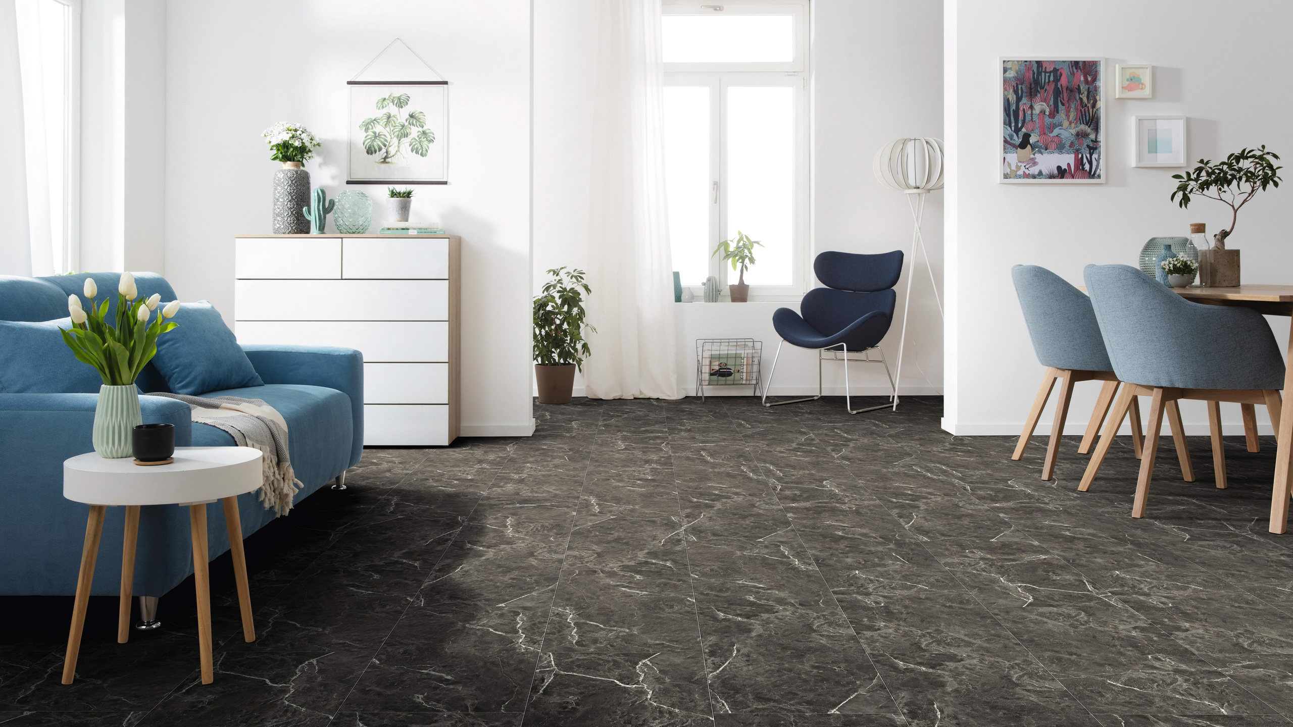 DISANO by HARO ClassicAqua Piazza 4V Marmor anthrazit* Steinstruktur Top Connect