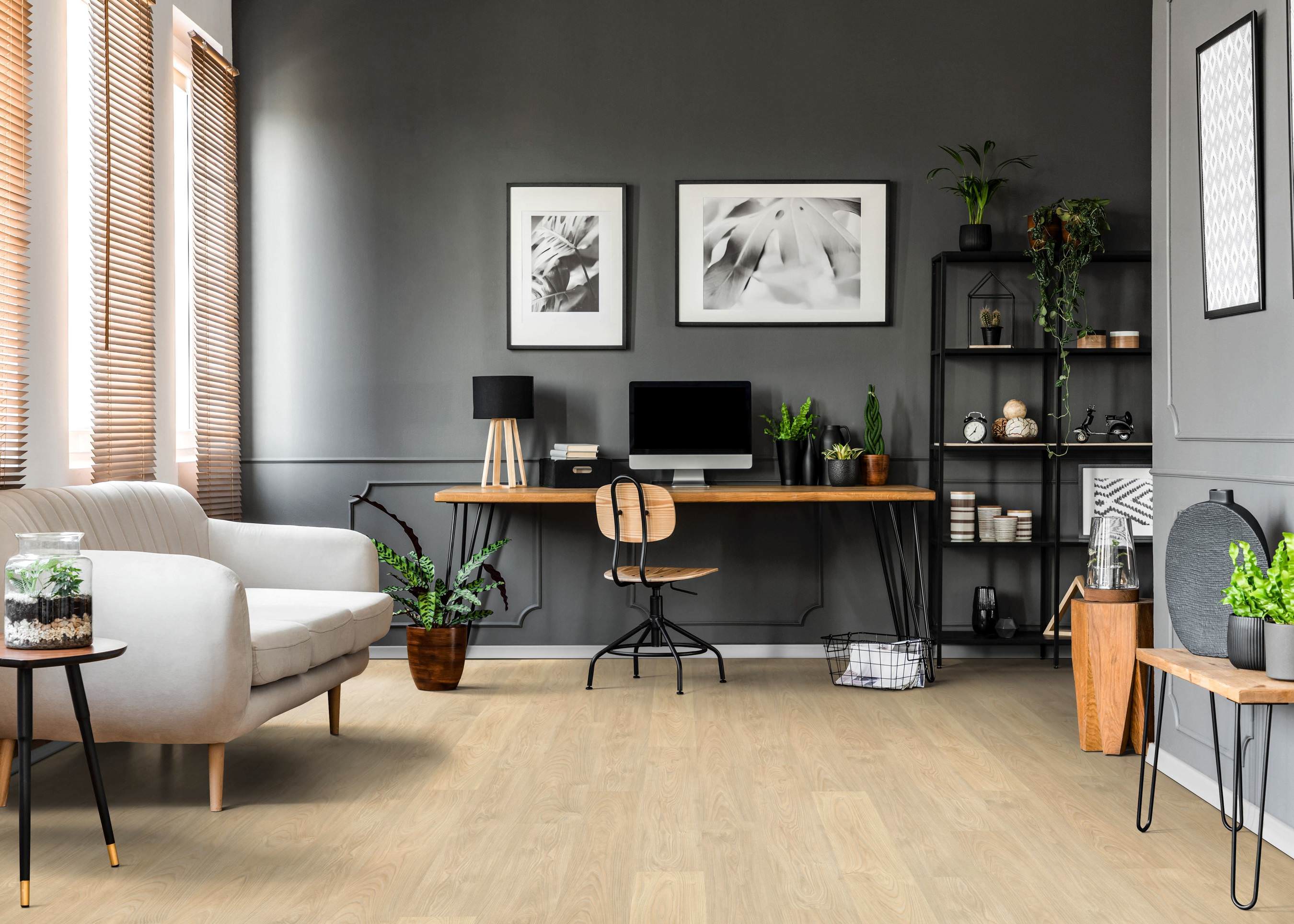 HARO Laminate Floor TRITTY 90 Plank 1-Strip 4V Chestnut Varese* authentic soft Silent CT Top Connect