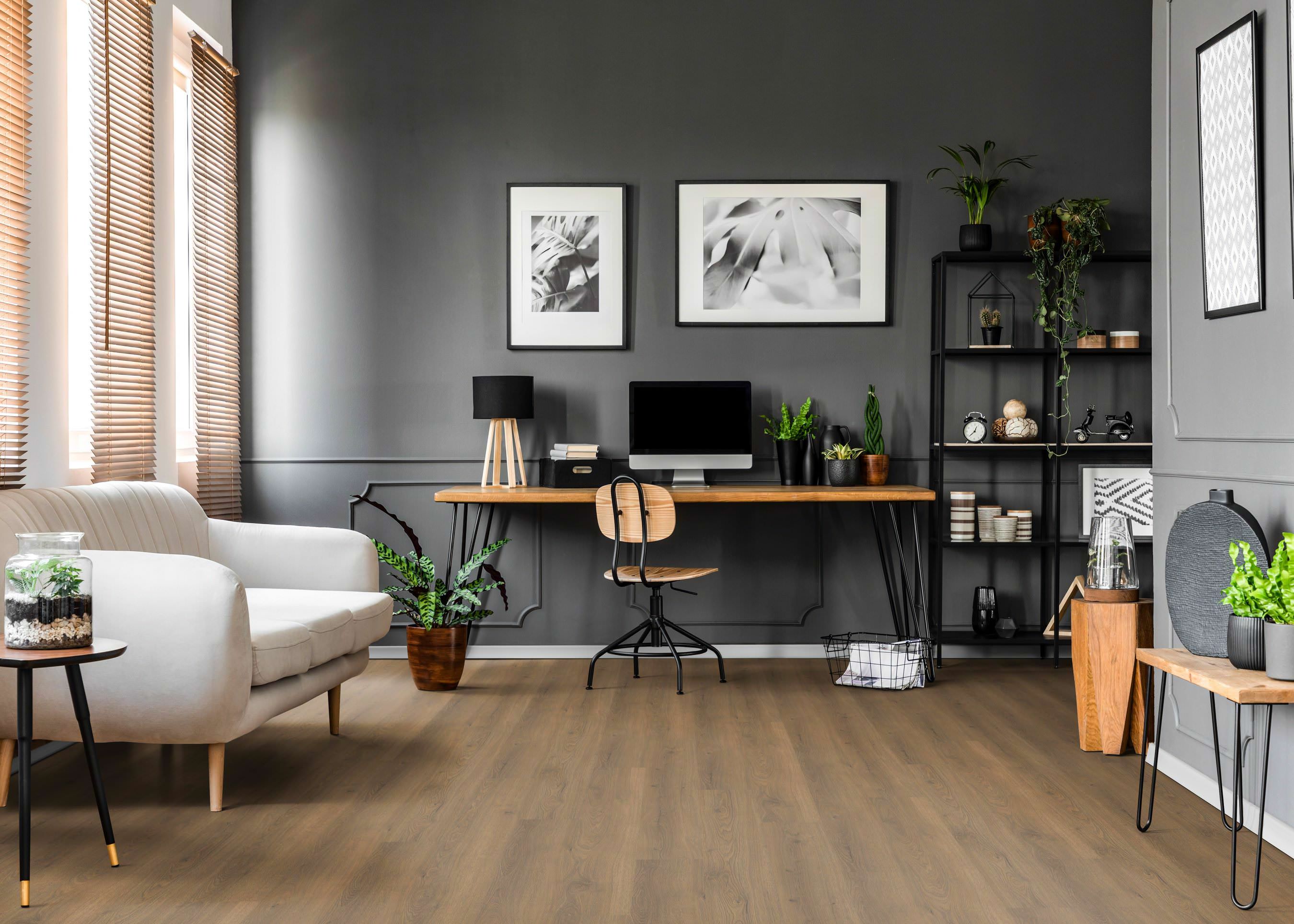 HARO Laminate Floor TRITTY 100 Plank 1-Strip 4V Oak Flavia Smoked* authentic Silent CT Top Connect