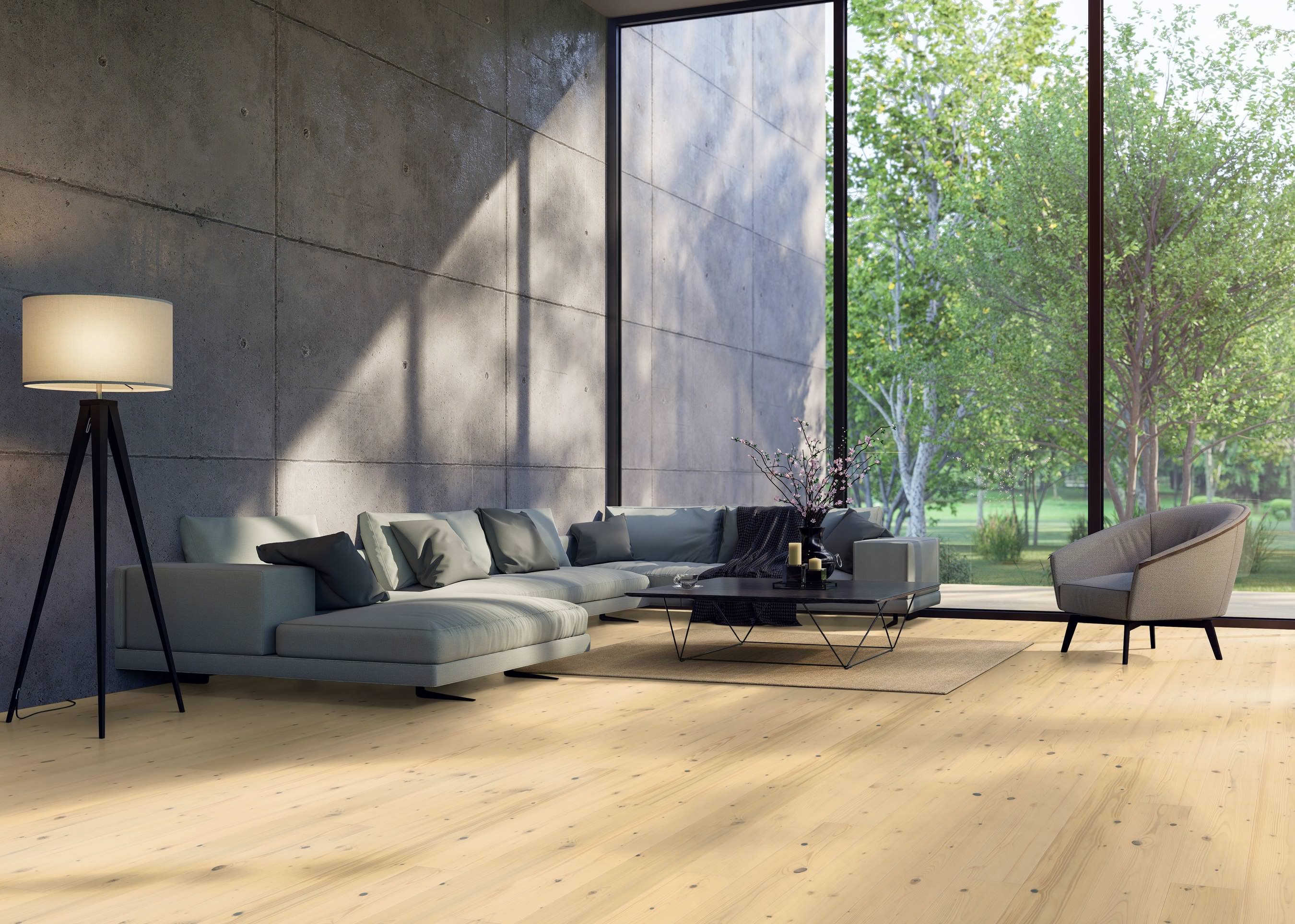 HARO PARQUET 4000 Plank 1-Strip 180 4V Fir Light White Universal brushed naturaDur Top Connect