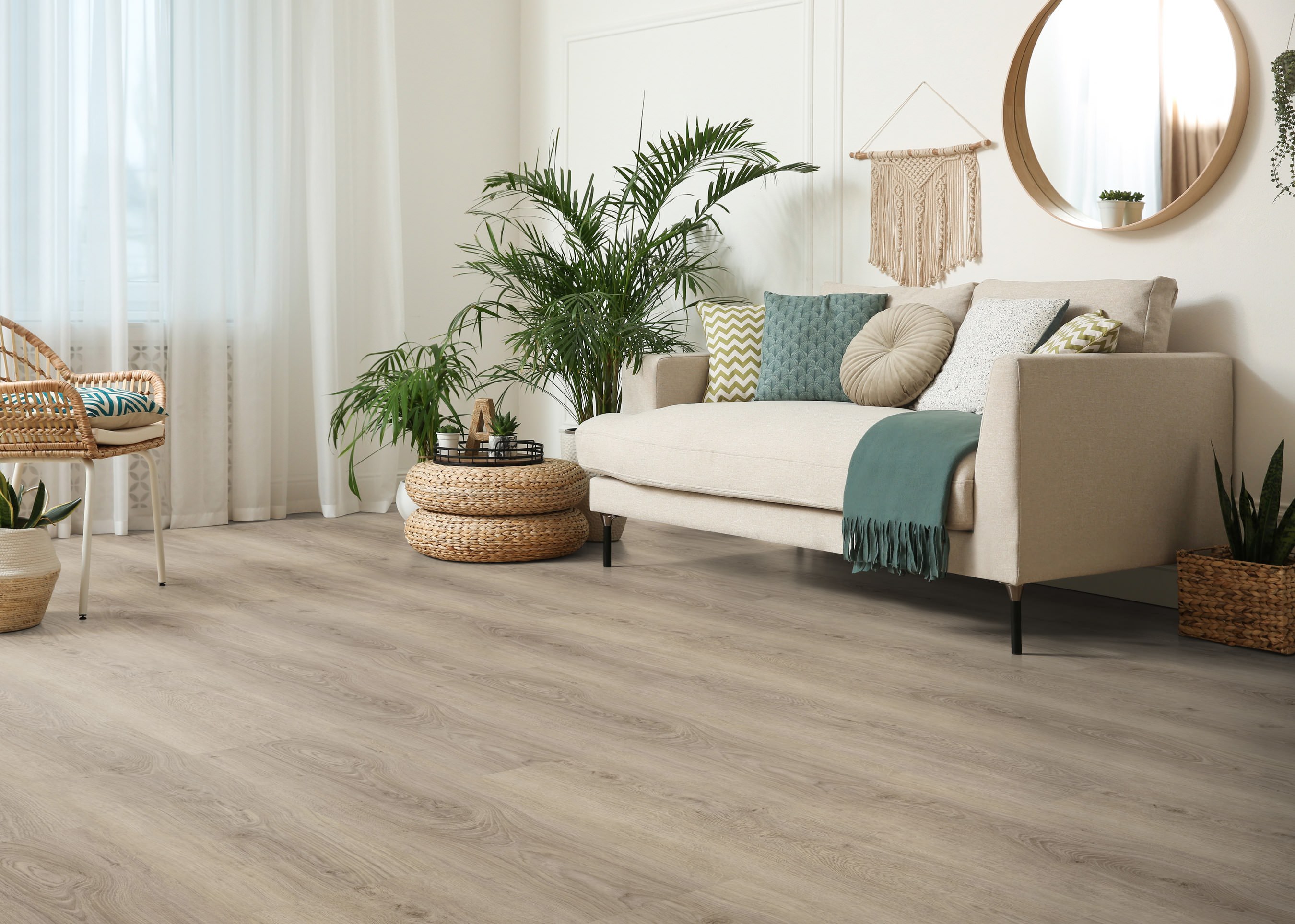 DISANO by HARO LifeAqua Plank 1-Strip 4V Oak Sheffield Grey Brown* authentic Top Connect