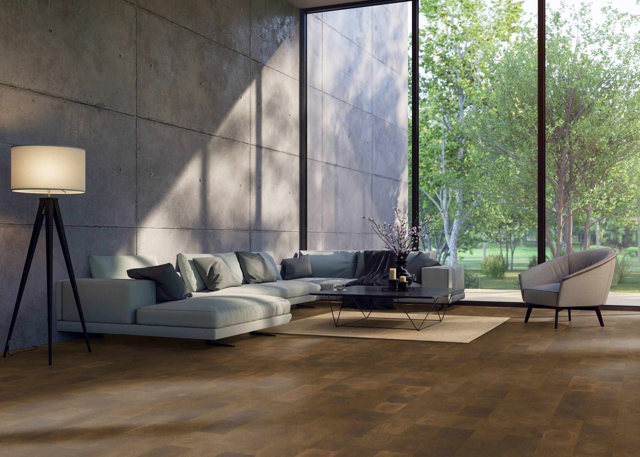 parkettmanufaktur by HARO 4000 Carré Fumed Oak Selectiv oleovera Tongue and Groove