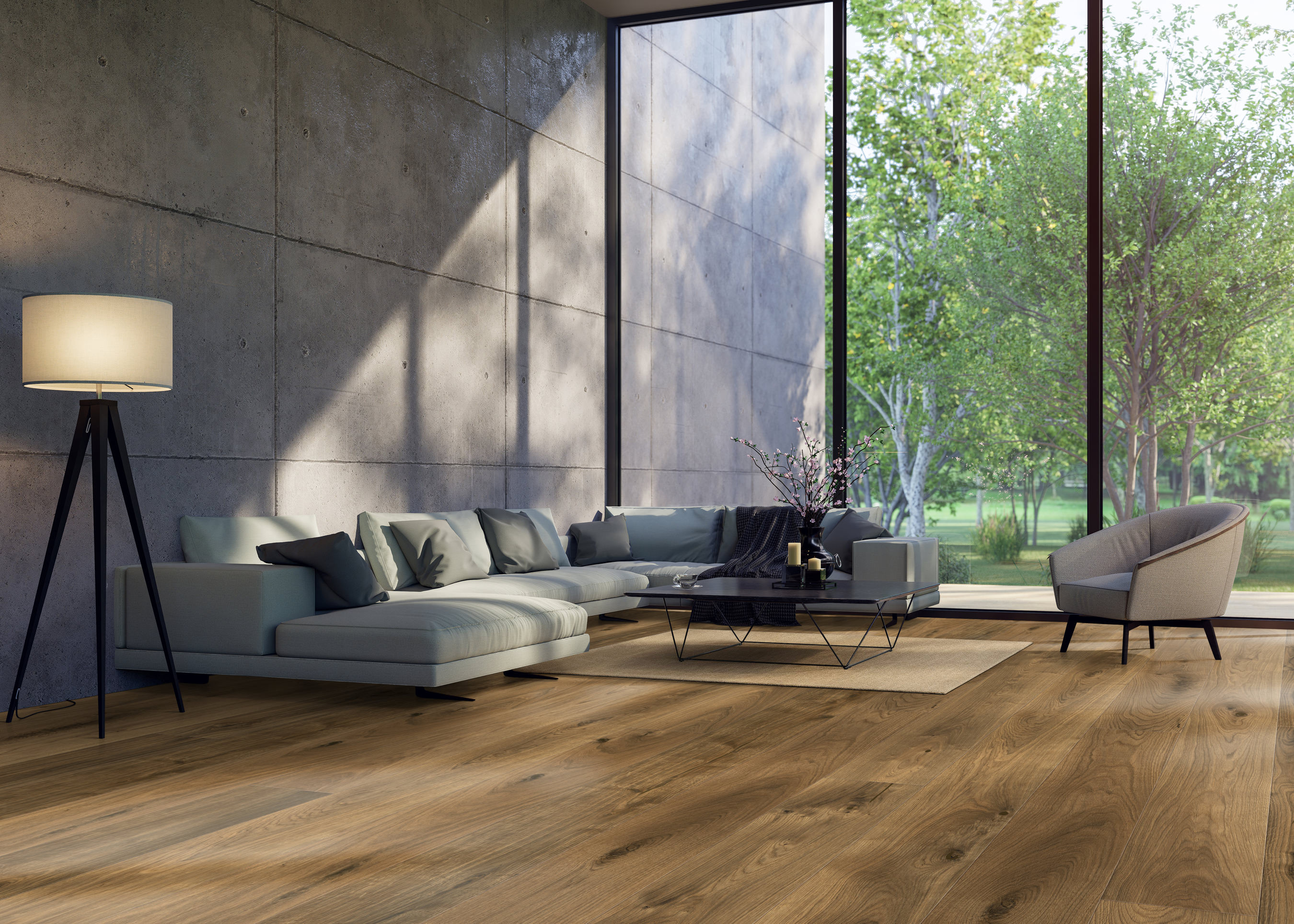 HARO PARQUET 4000 Plank 1-Strip 180 4V Fumed Oak Sauvage oro brushed naturaLin plus Top Connect