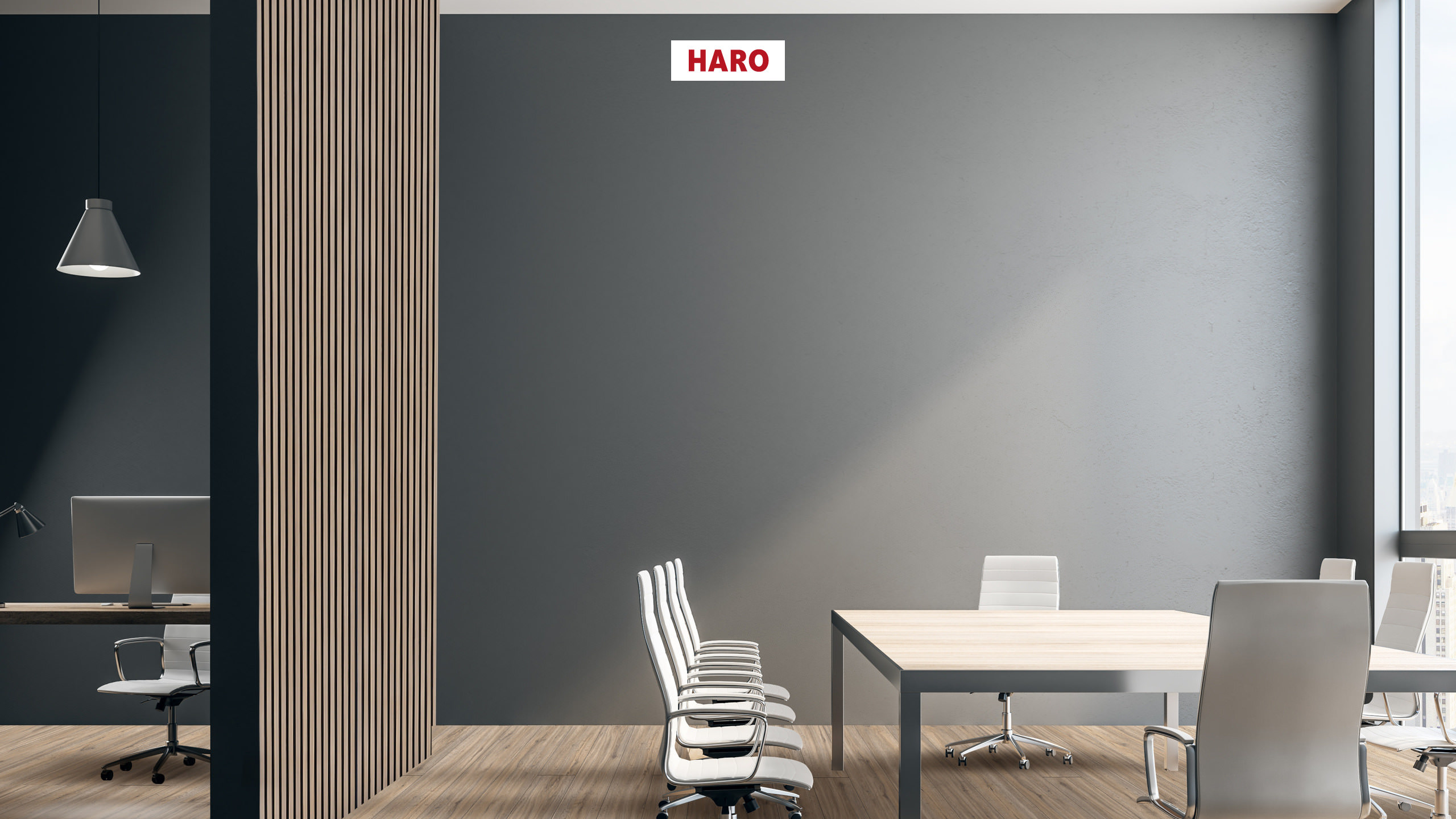 HARO WALL 19 mm Design Stripe Lam. cover Mountain Oak*