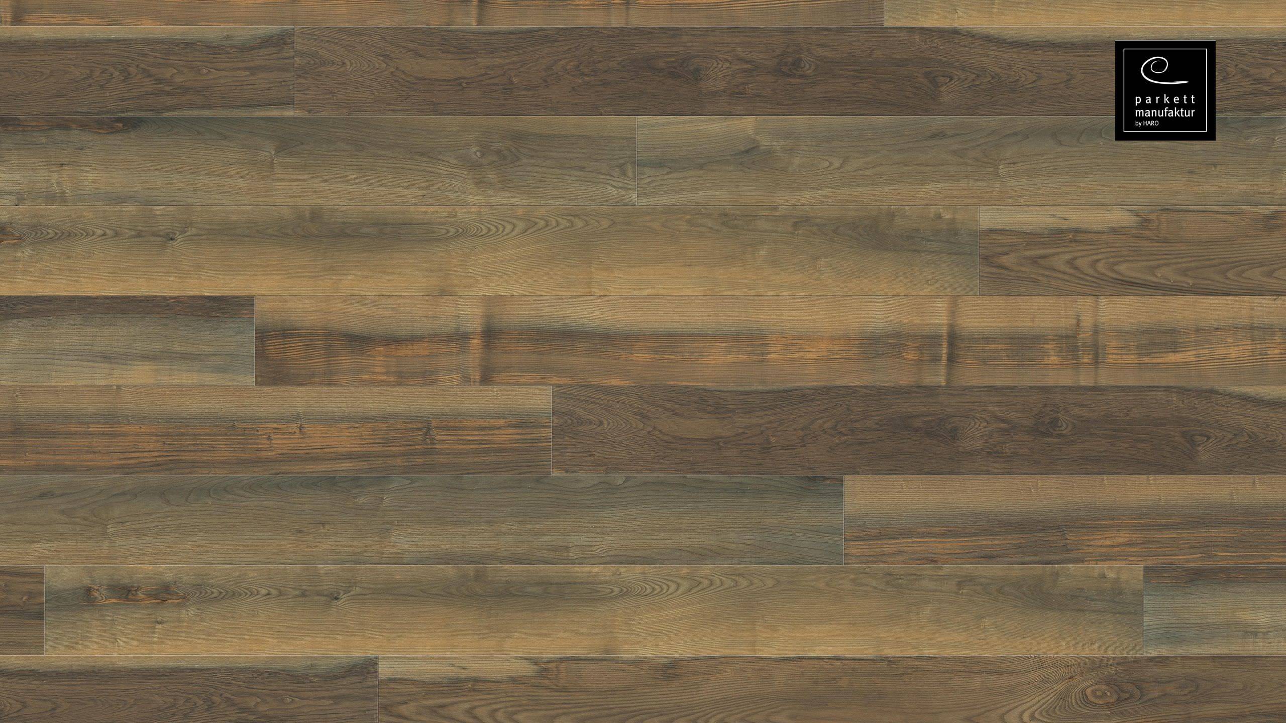 parkettmanufaktur by HARO 4000 Plank 1-Strip 4V Ash Olive Grey Expressiv brushed oleovera Top Connect