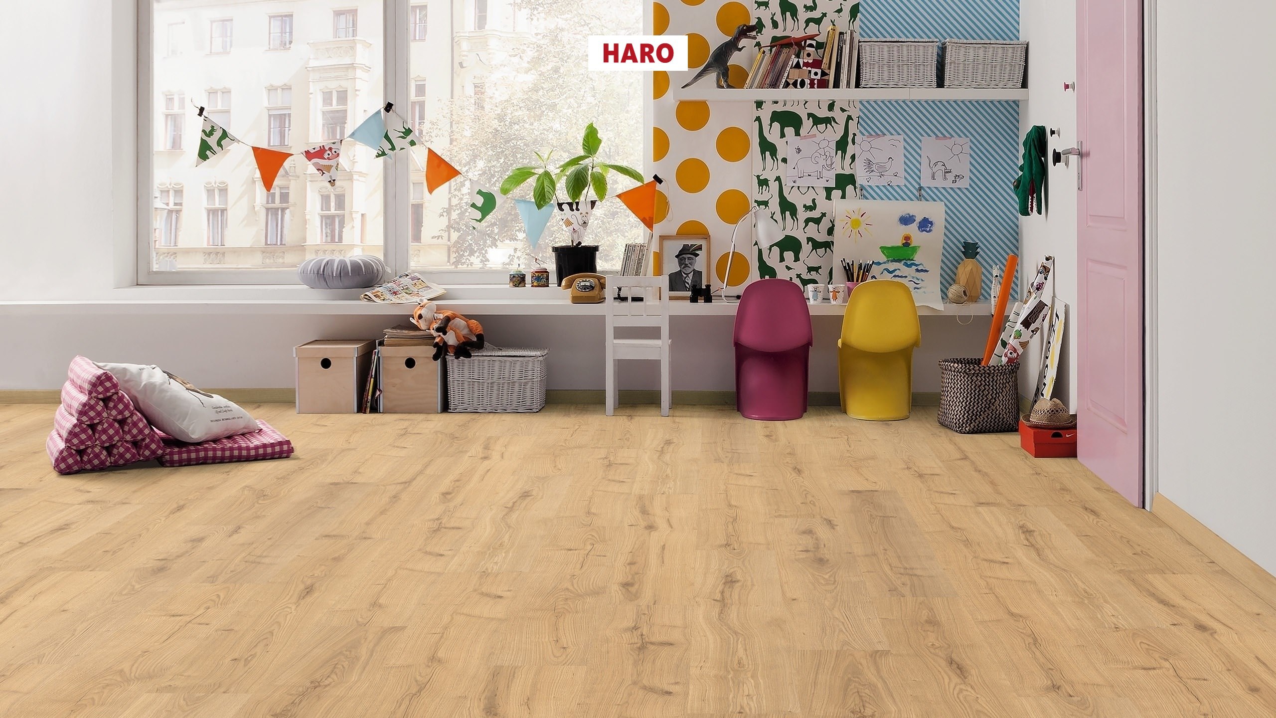 HARO Laminate Floor Special Edition NKL31 Plank 1-Strip Oak Meran* textured matt Lock Connect plus