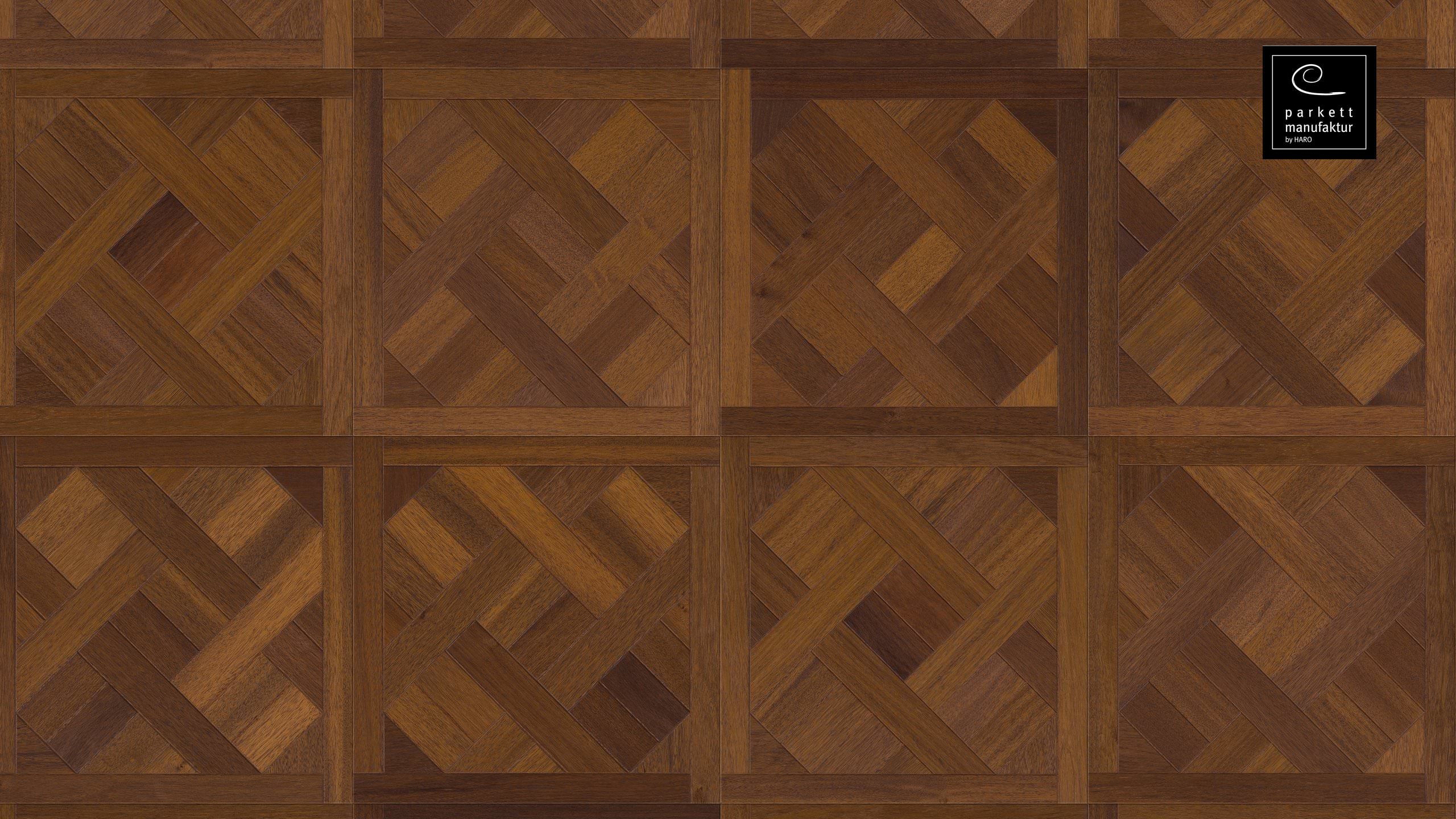 parkettmanufaktur by HARO 18 mm Tiles Basket 4V Merbau oleovera Tongue and Groove