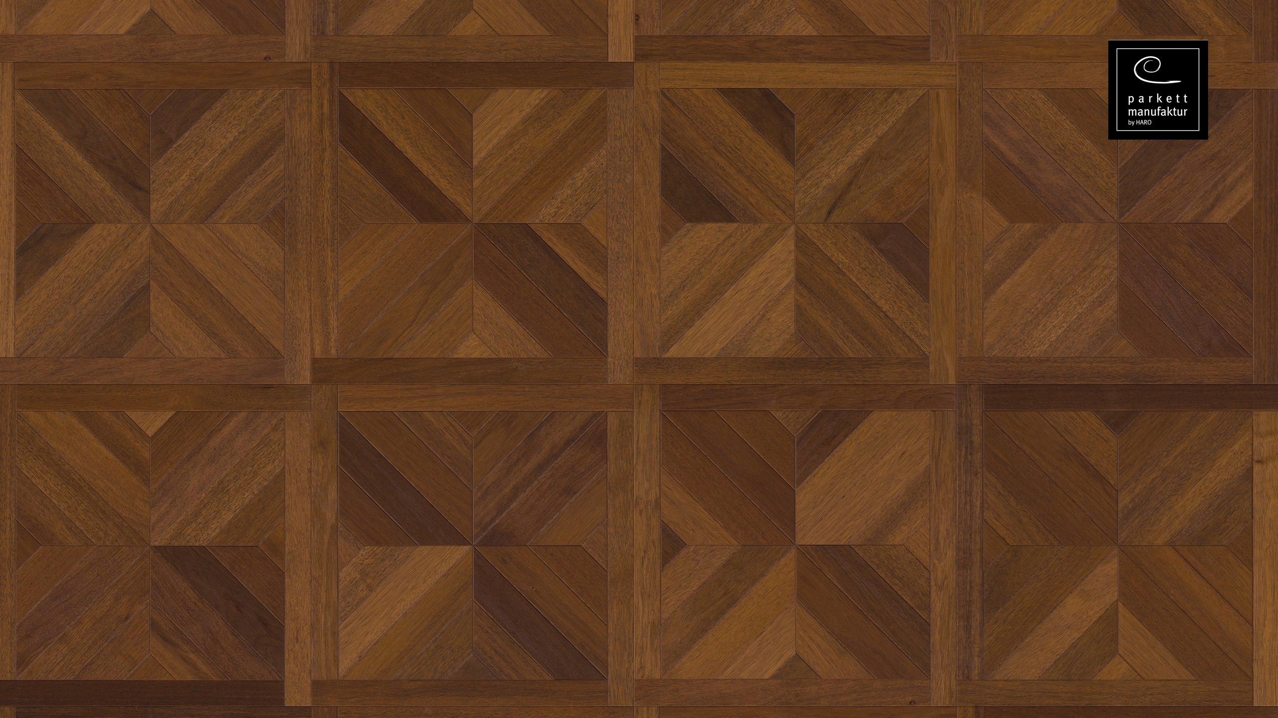 parkettmanufaktur by HARO 18 mm Tiles Central 4V Merbau oleovera Tongue and Groove