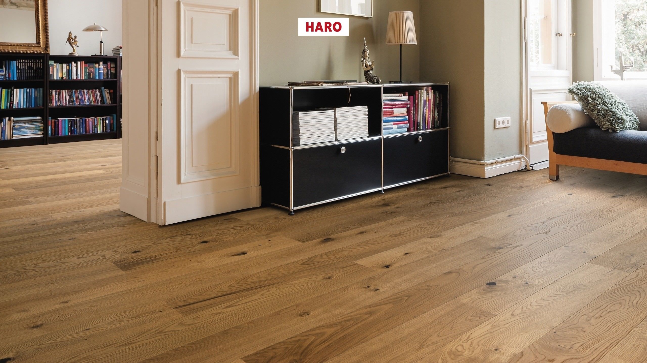HARO PARQUET 4000 Plank 1-Strip 180 2V Smoked Oak Sauvage brushed naturaDur Top Connect
