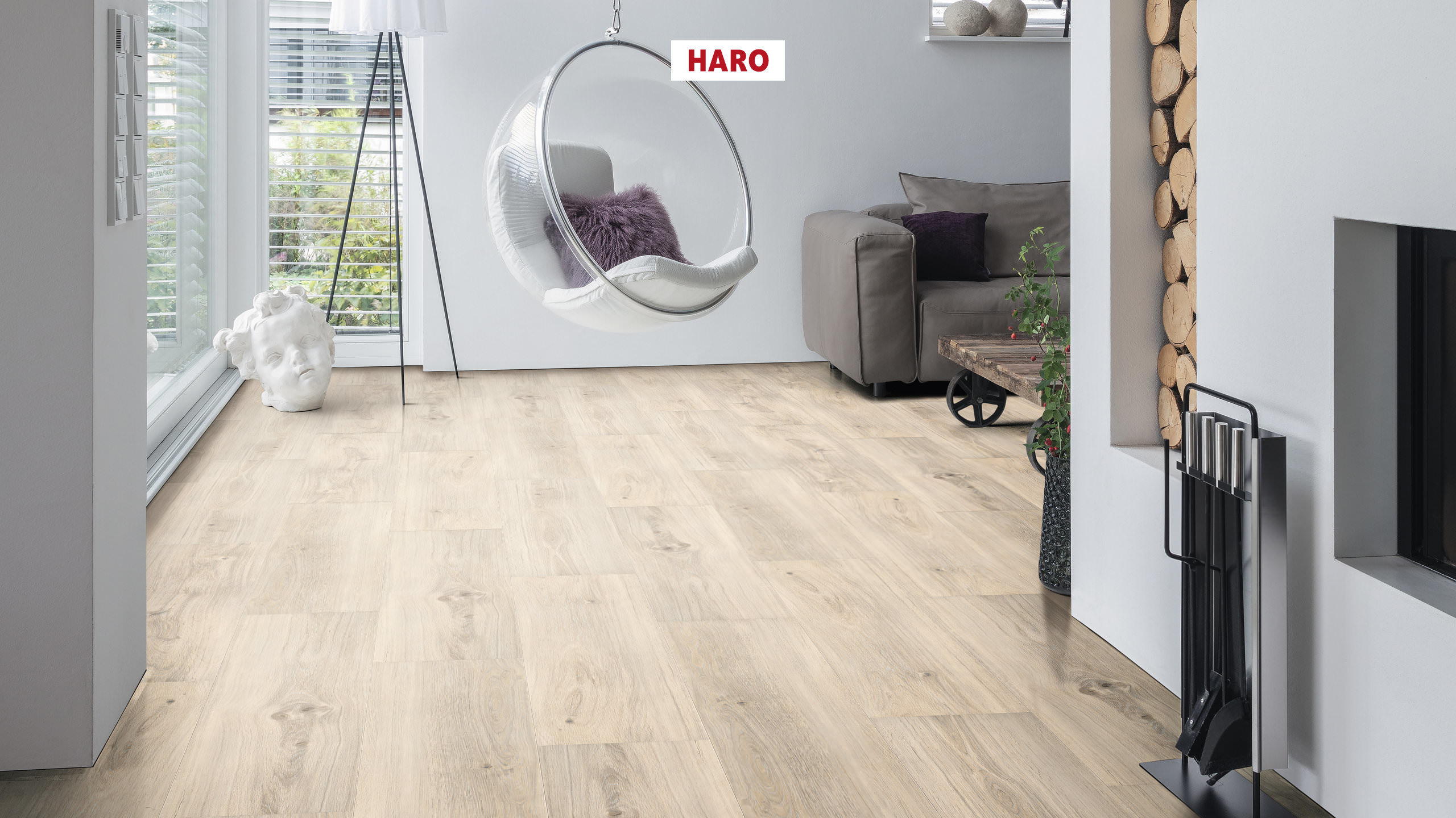 DISANO by HARO Saphir Plank 1-Strip 4VM Crystal Oak* textured Top Connect