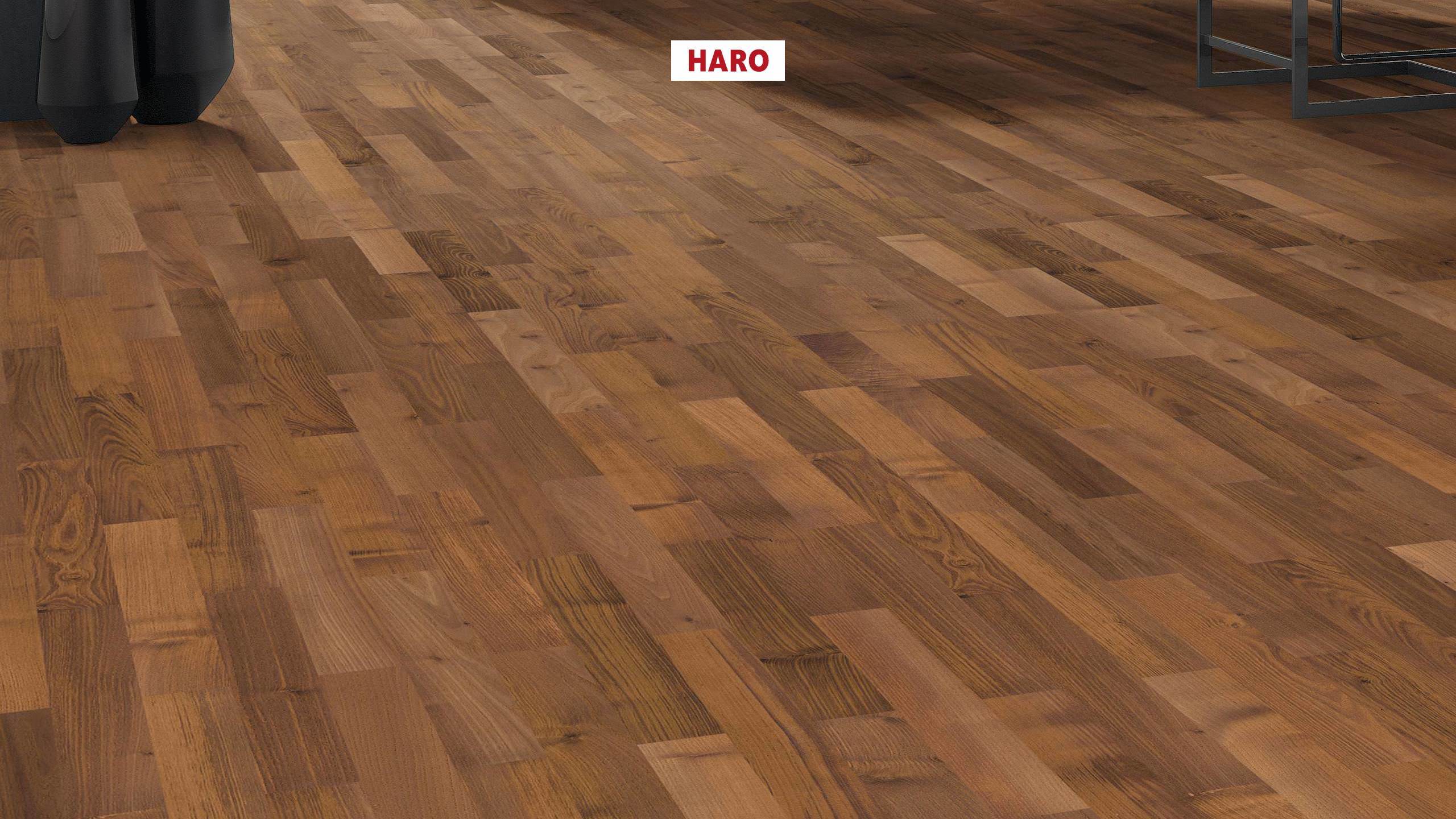 HARO PARQUET 4000 Strip Allegro Amber Robinia Favorit permaDur Tongue and Groove
