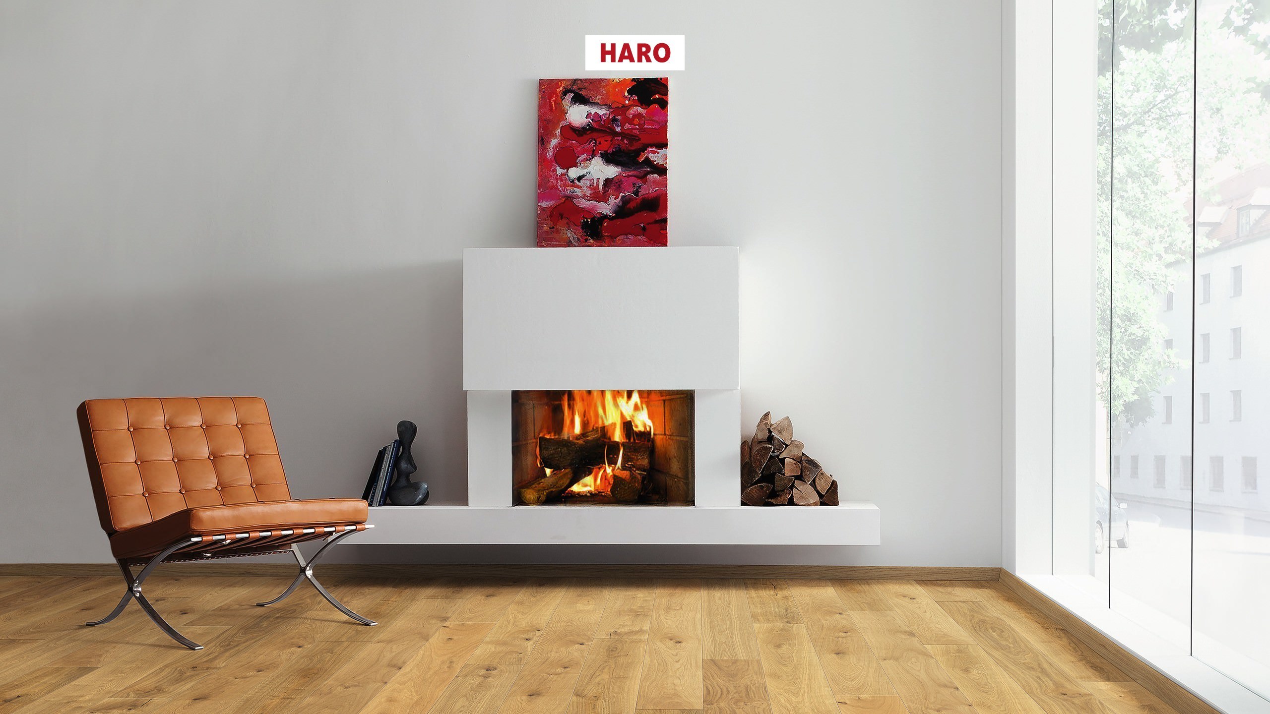 HARO PARQUET 4000 Plank 1-Strip 180 4V Oak Tirol brushed naturaLin plus Top Connect