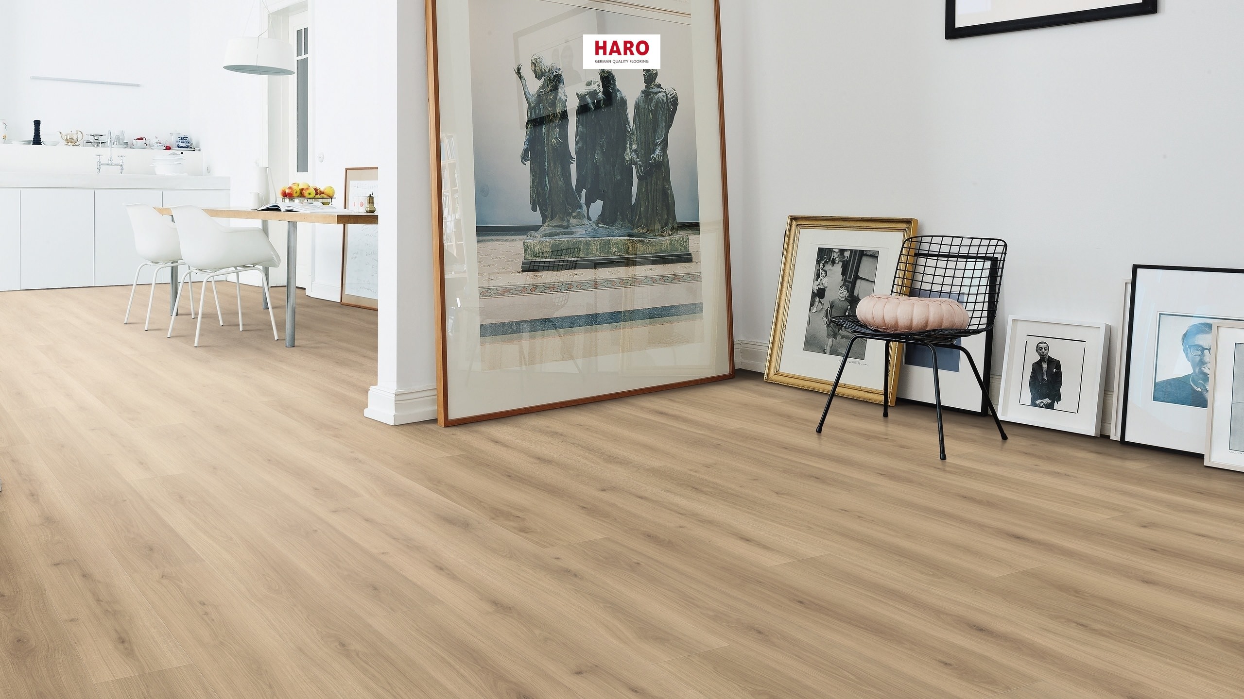 HARO Laminate Floor TRITTY 200 Aqua Gran Via 4V Oak Emilia Puro* authentic soft Silent CT Top Connect