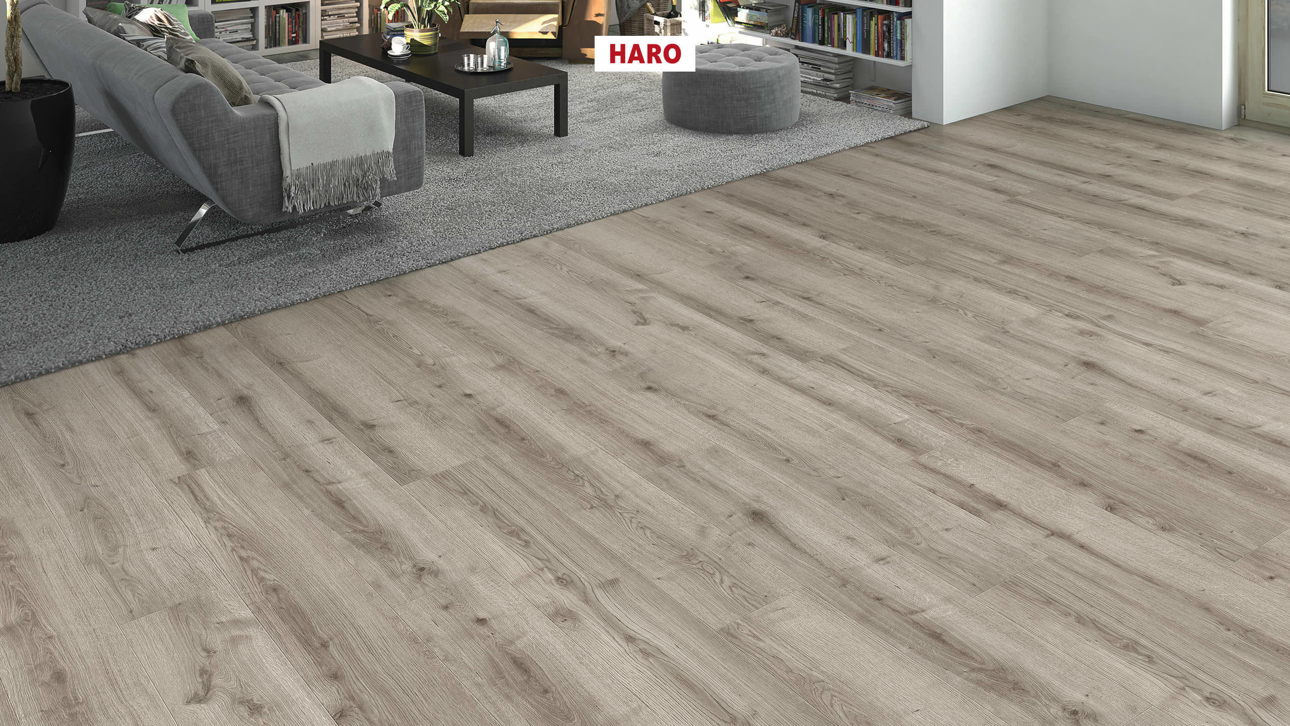 DISANO by HARO WaveAqua Plank 1-Strip 4V Oak Ontario Grey* authentic Top Connect