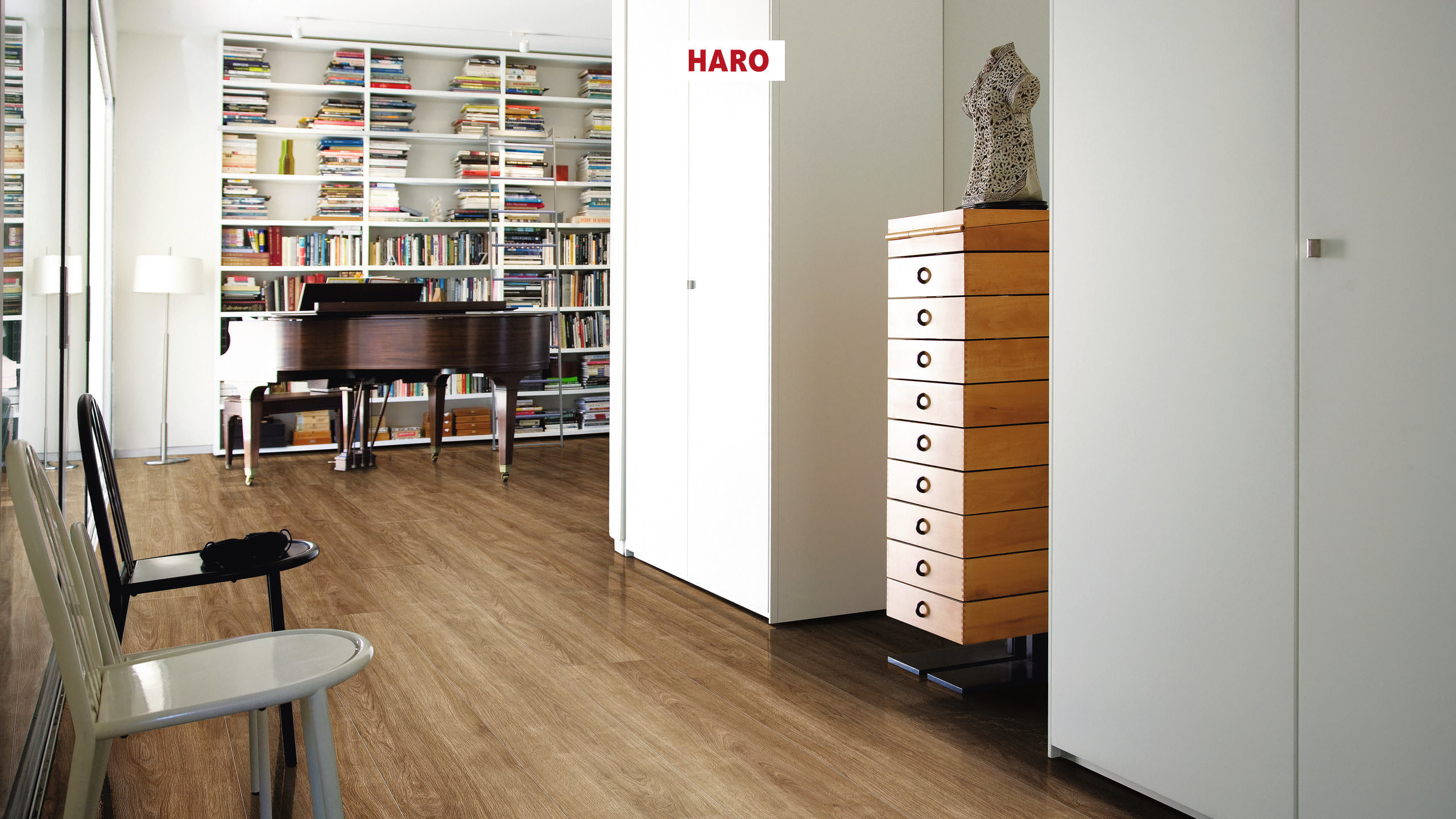 HARO Laminate Floor TRITTY 200 Aqua Gran Via 4V Oak Eleganza Nature* authentic Silent CT Top Connect