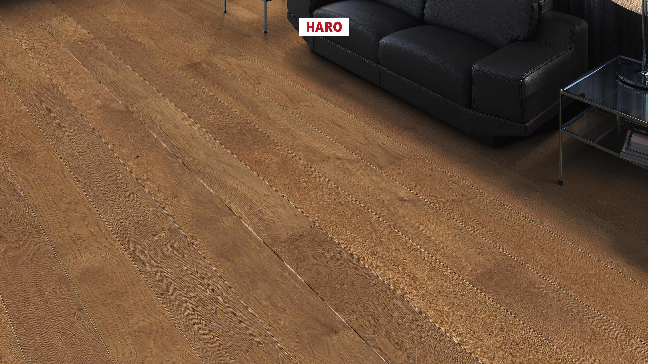 HARO PARQUET 4000 Plank 1-Strip 180 2V Smoked Oak Markant silk naturaDur Top Connect