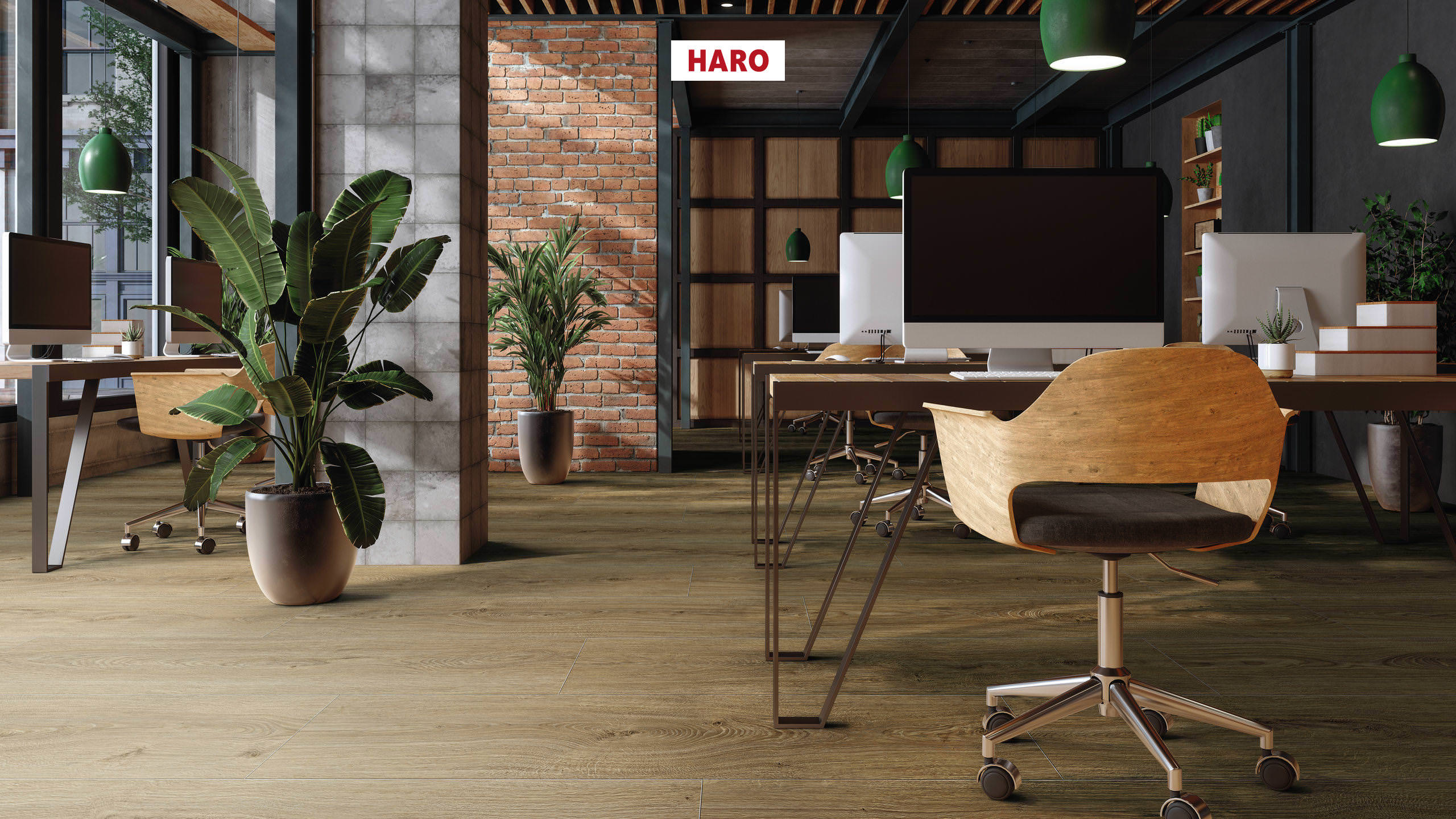 DISANO by HARO LifeAqua Plank 1-Strip XL 4V Oak Sheffield Nature* authentic Top Connect