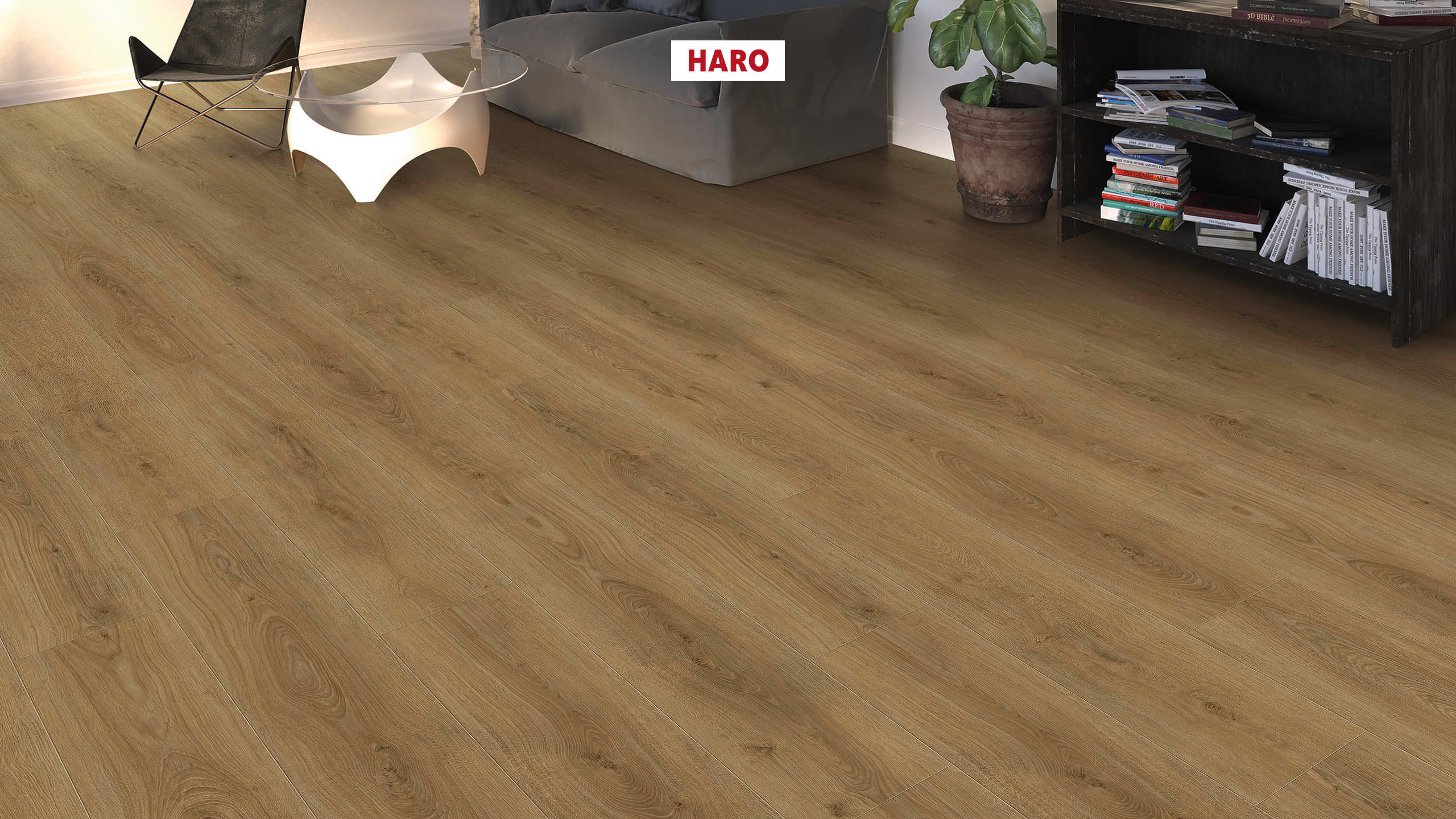 DISANO by HARO LifeAqua Plank 1-Strip XL 4V Oak Sheffield Nature* authentic Top Connect