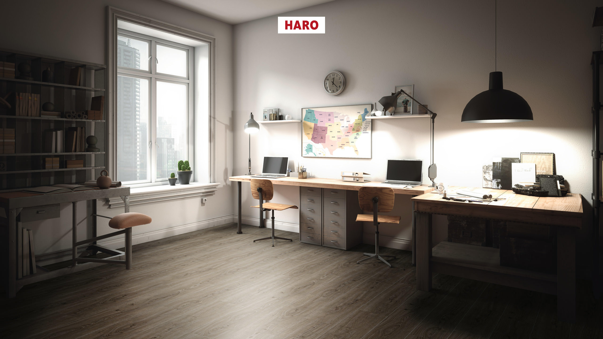 DISANO by HARO LifeAqua Plank 1-Strip XL 4V Oak Sheffield Brown* authentic Top Connect