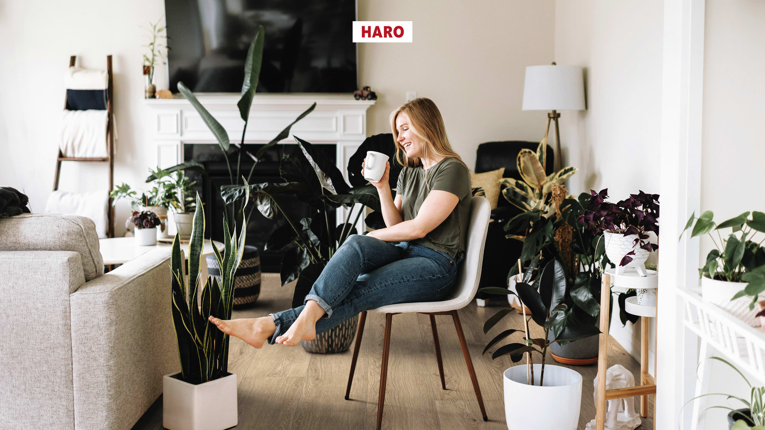 DISANO by HARO LifeAqua Plank 1-Strip 4V Oak Lavida* textured Top Connect