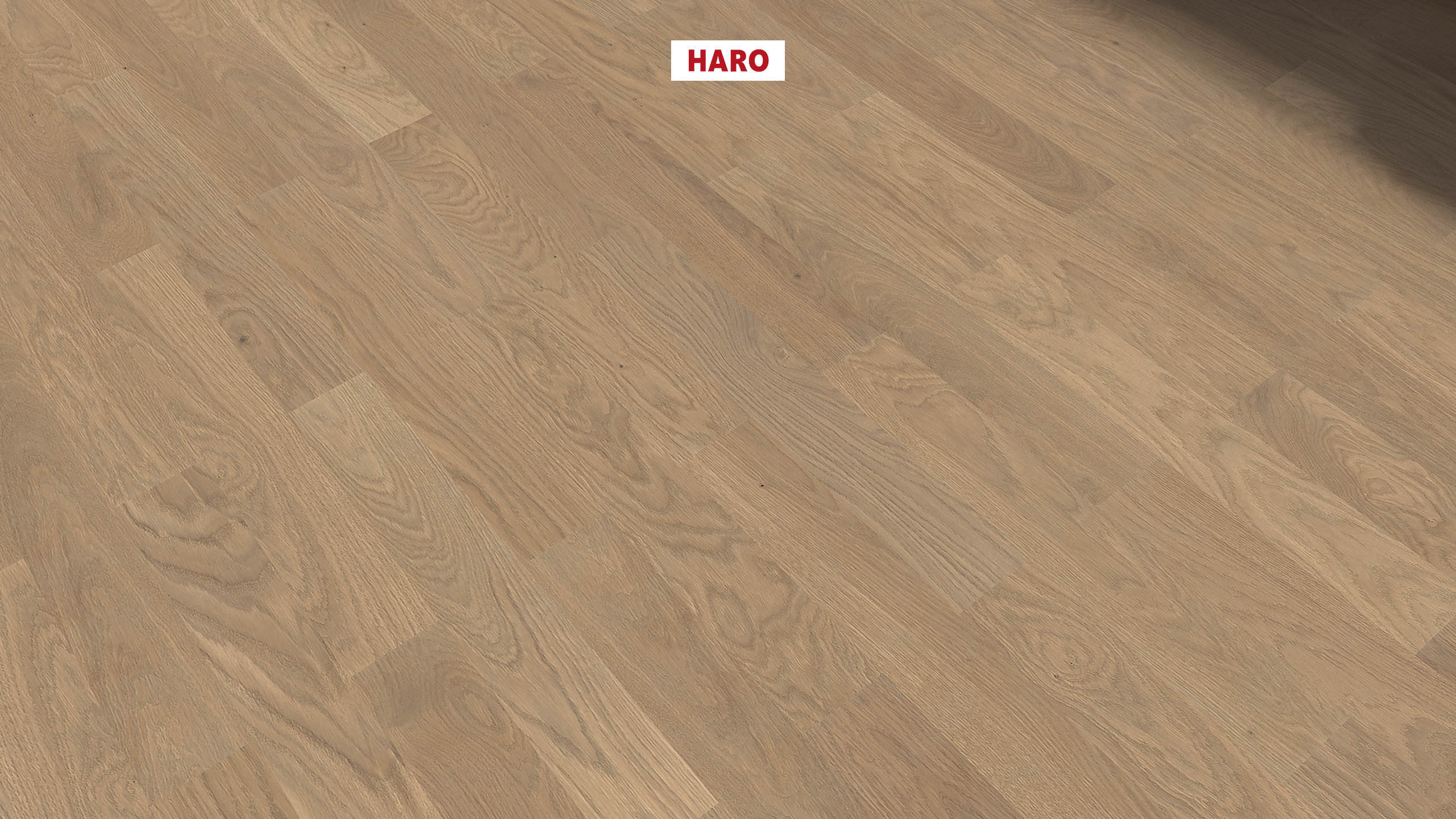HARO PARQUET 4000 Strip Classico Oak Sand Grey Naturale brushed naturaDur Tongue and Groove